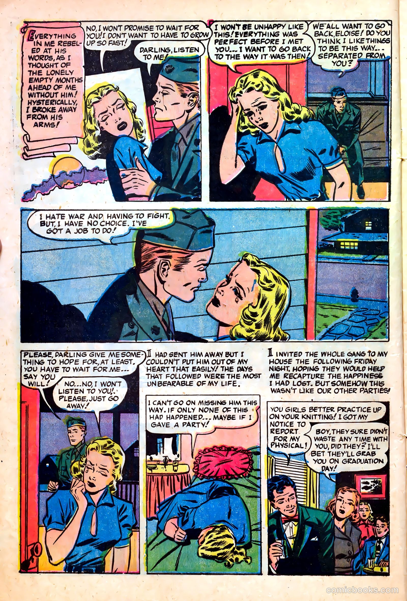 Great Lover Romances #12 (1953) — page 8 of 36