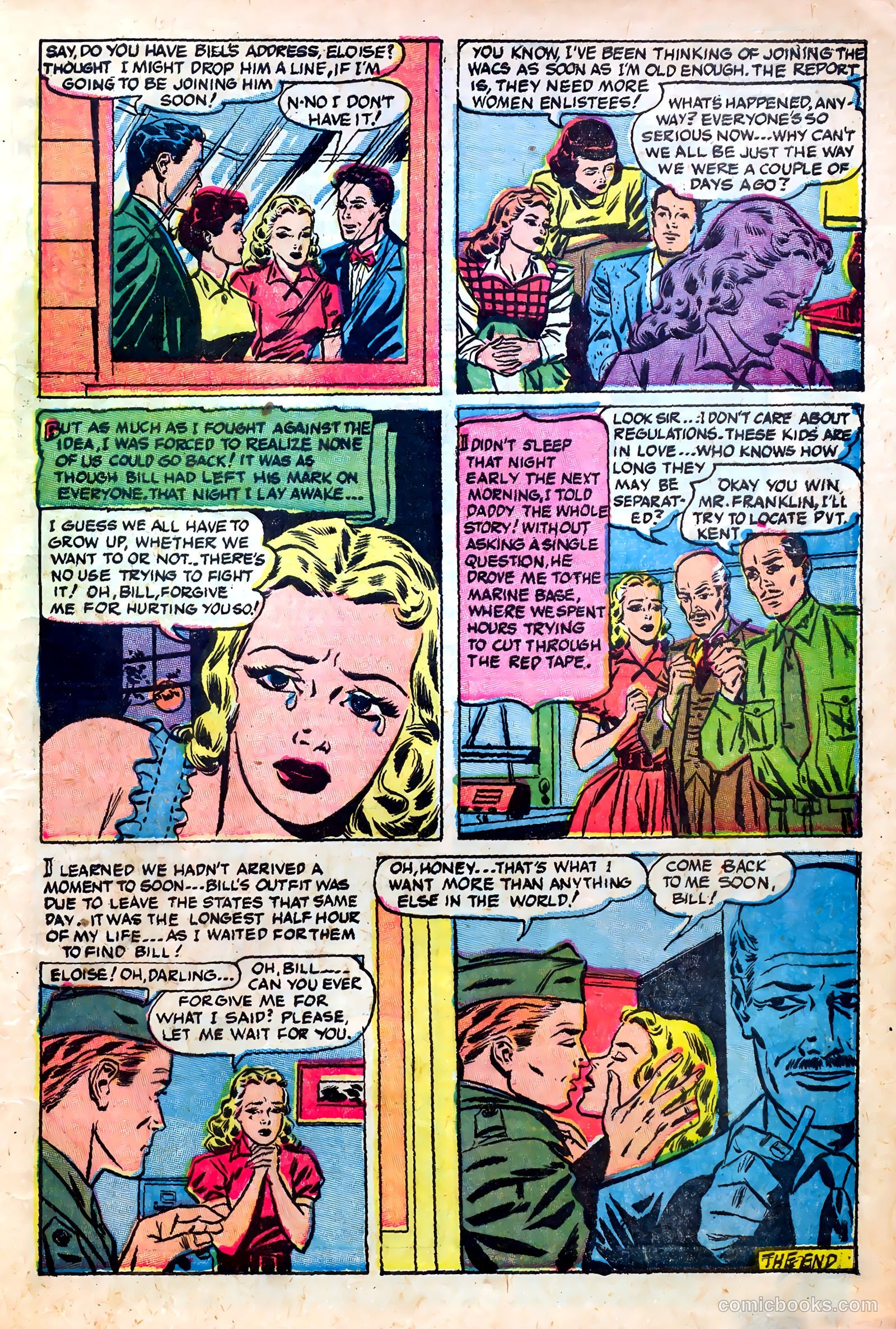 Great Lover Romances #12 (1953) — page 9 of 36