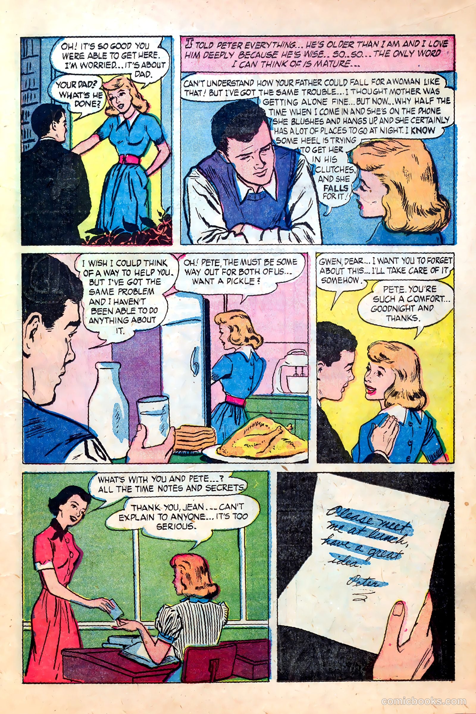 Great Lover Romances #12 (1953) — page 11 of 36