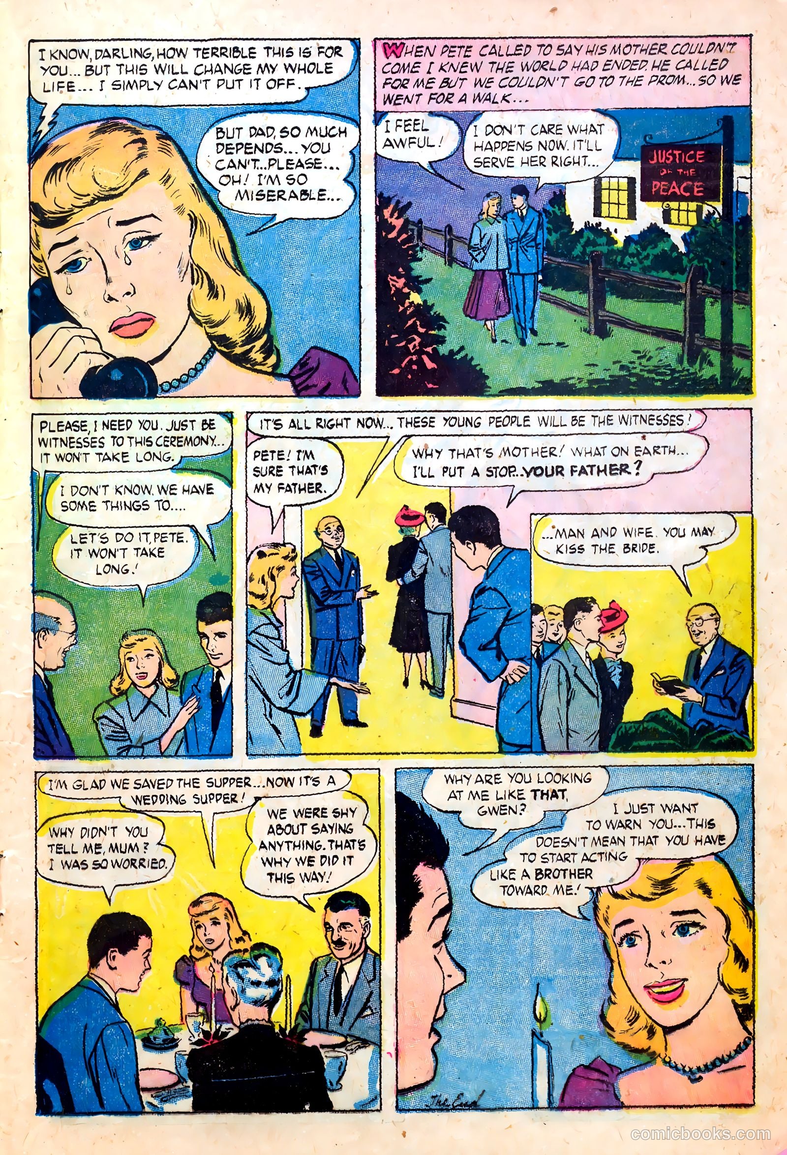 Great Lover Romances #12 (1953) — page 13 of 36
