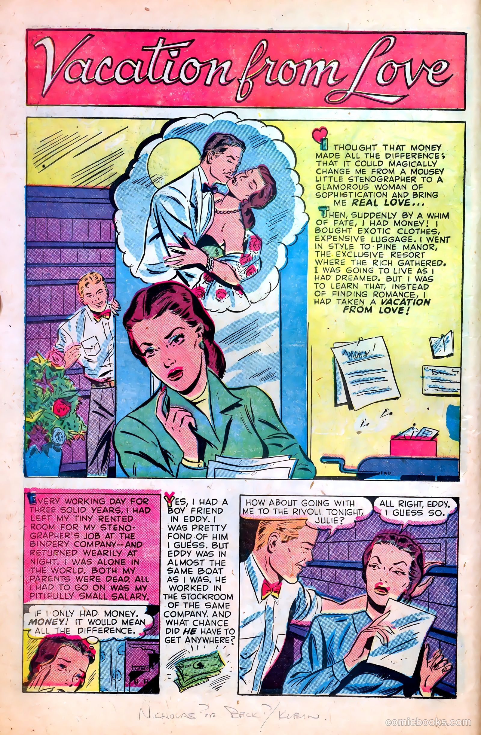 Great Lover Romances #12 (1953) — page 14 of 36