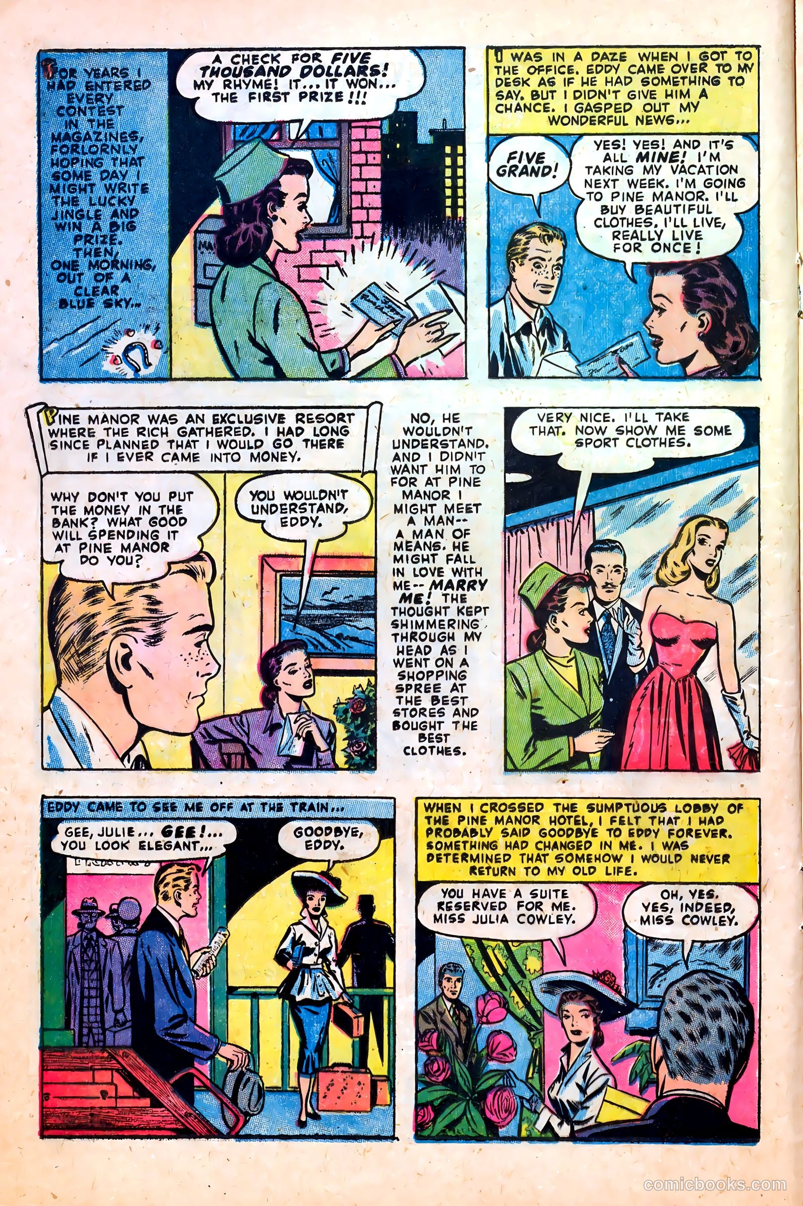 Great Lover Romances #12 (1953) — page 16 of 36