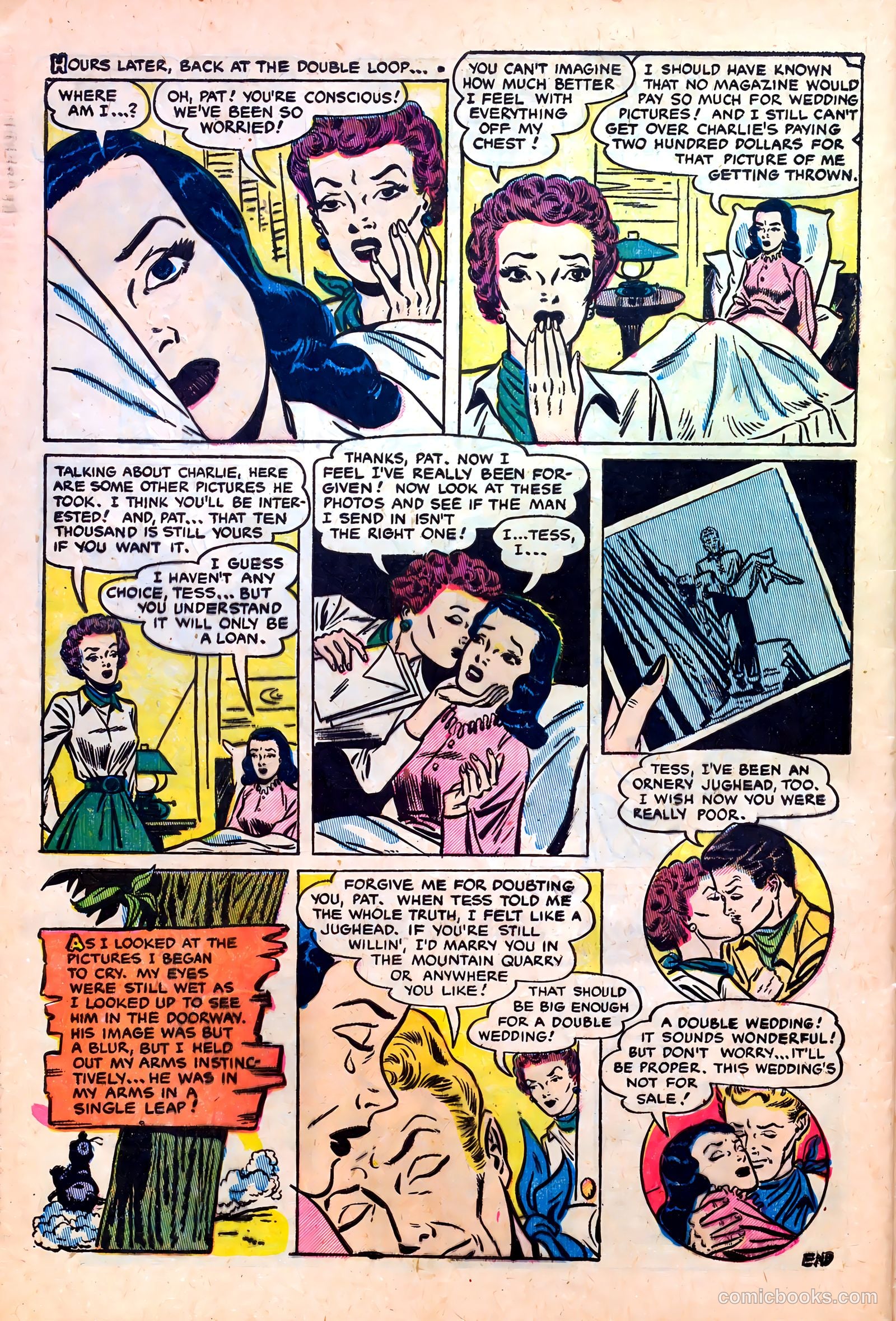 Great Lover Romances #12 (1953) — page 32 of 36