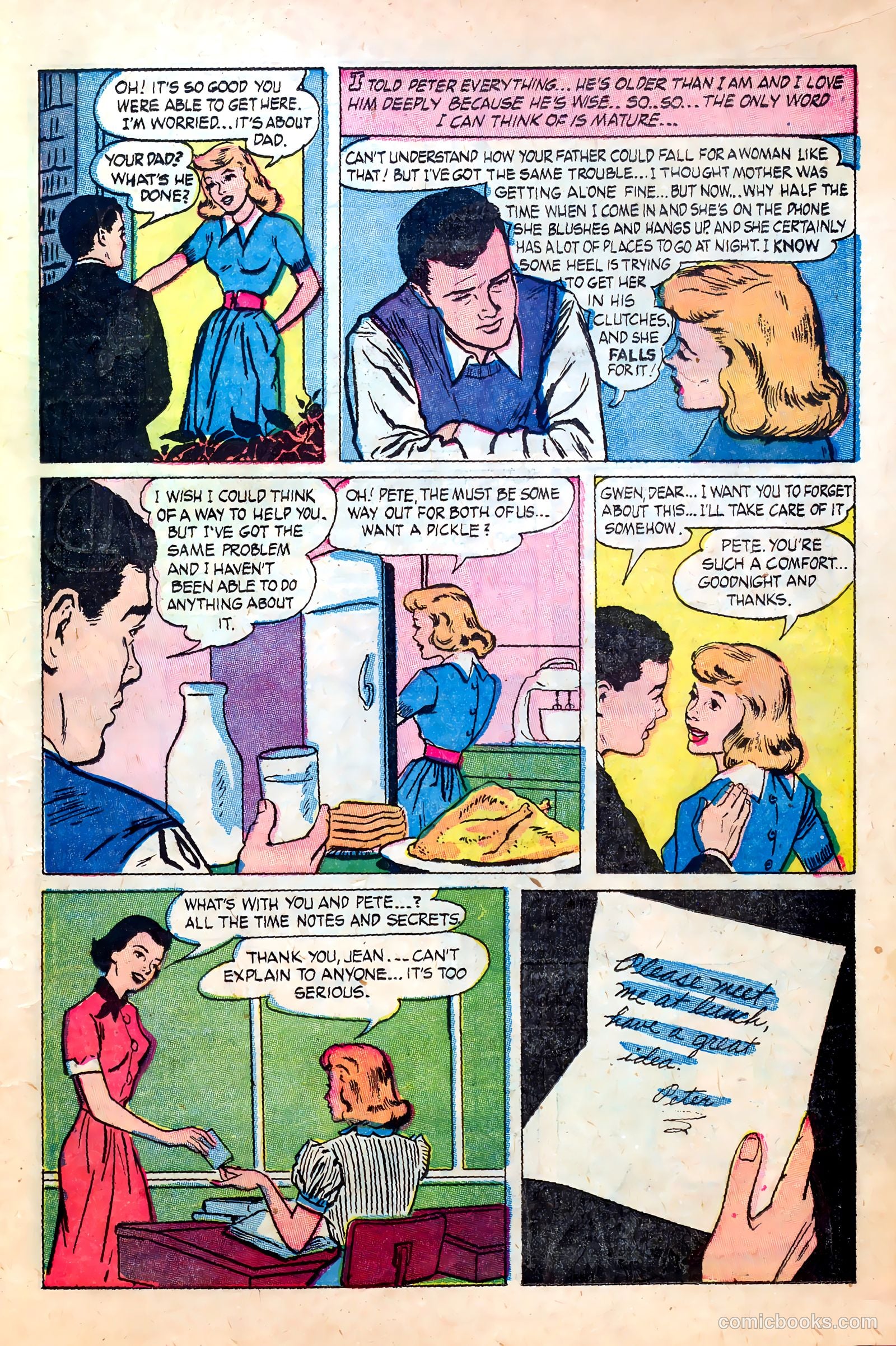 Great Lover Romances #12 (1953) — page 11 of 36