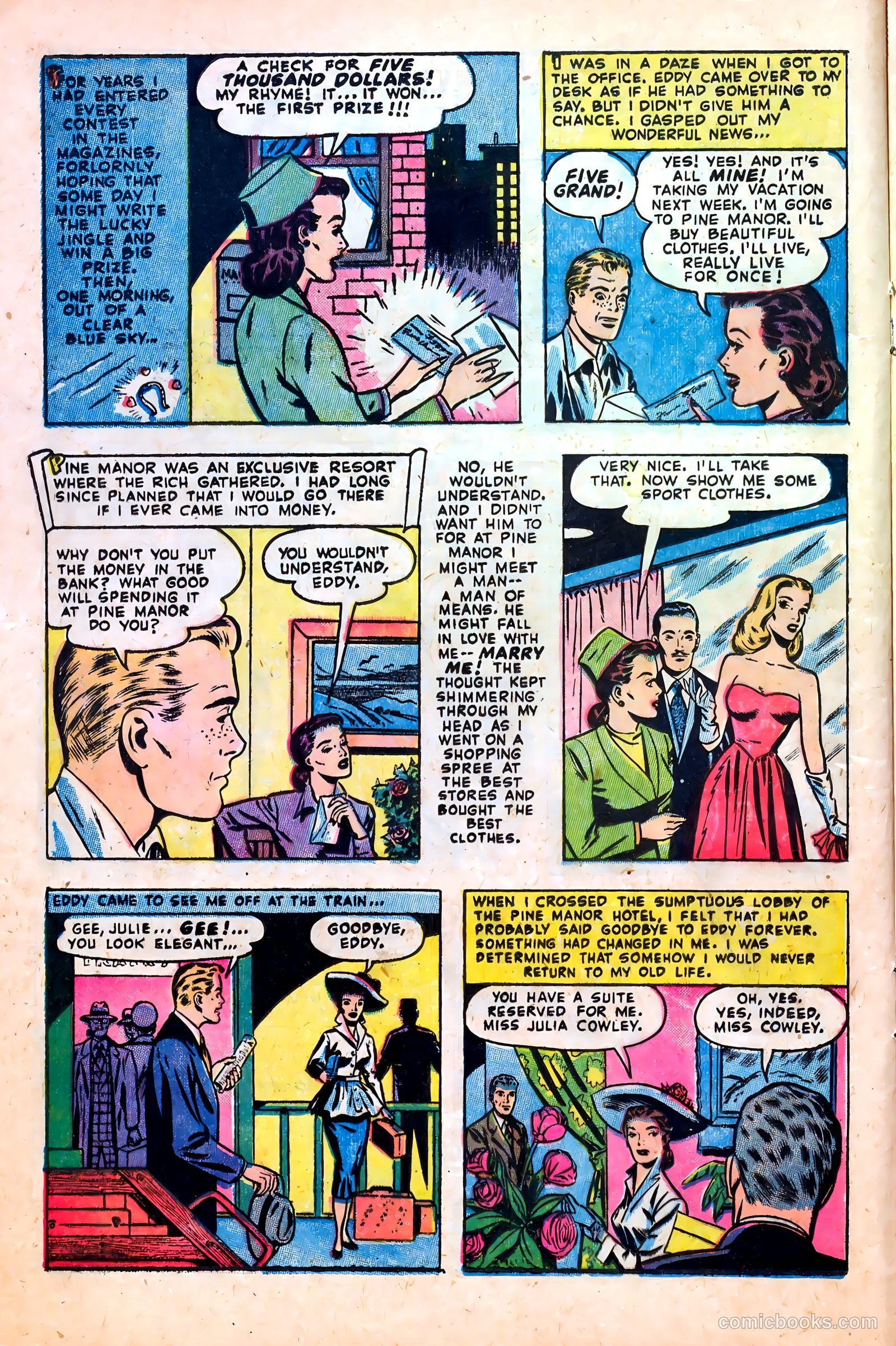 Great Lover Romances #12 (1953) — page 16 of 36