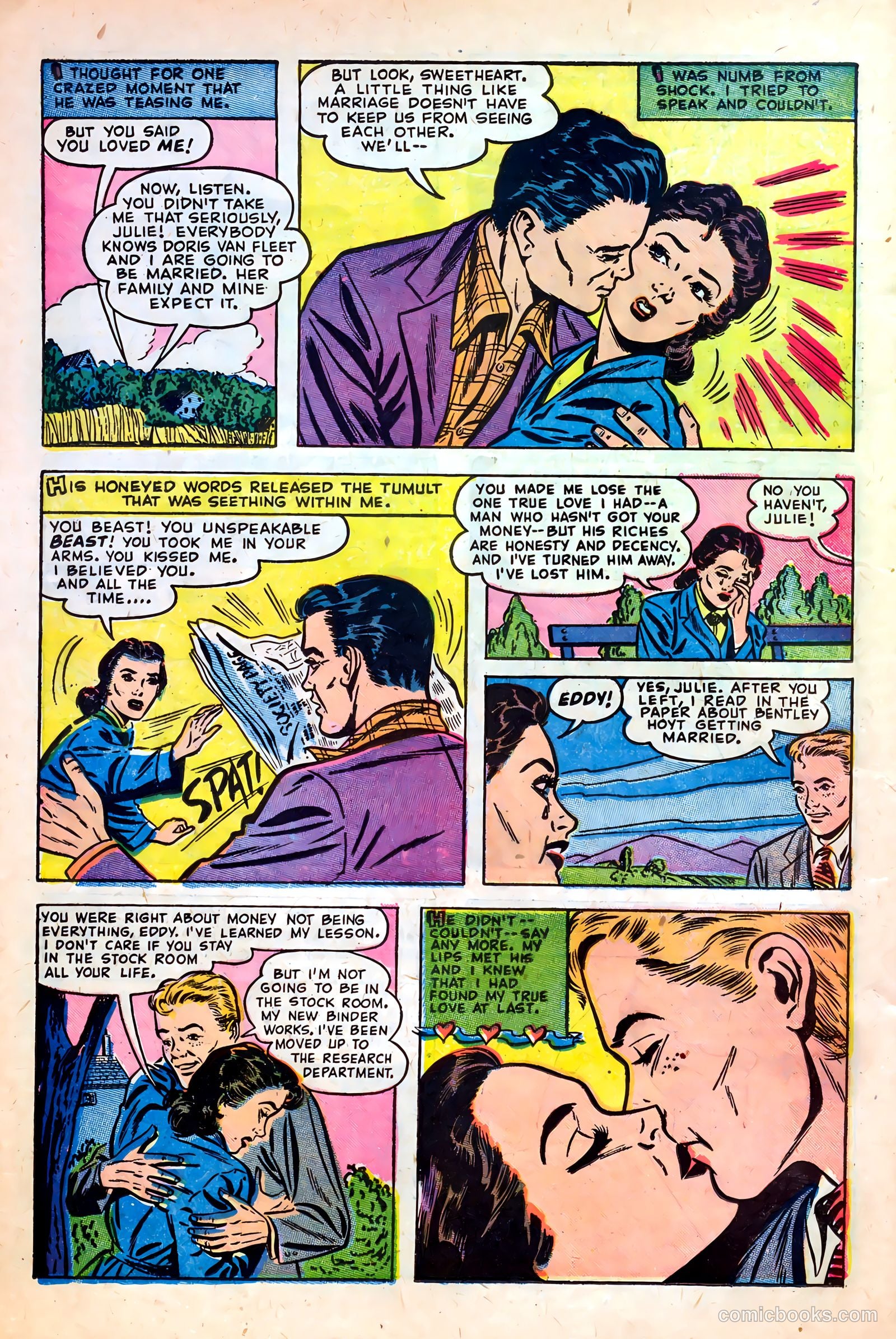 Great Lover Romances #12 (1953) — page 22 of 36