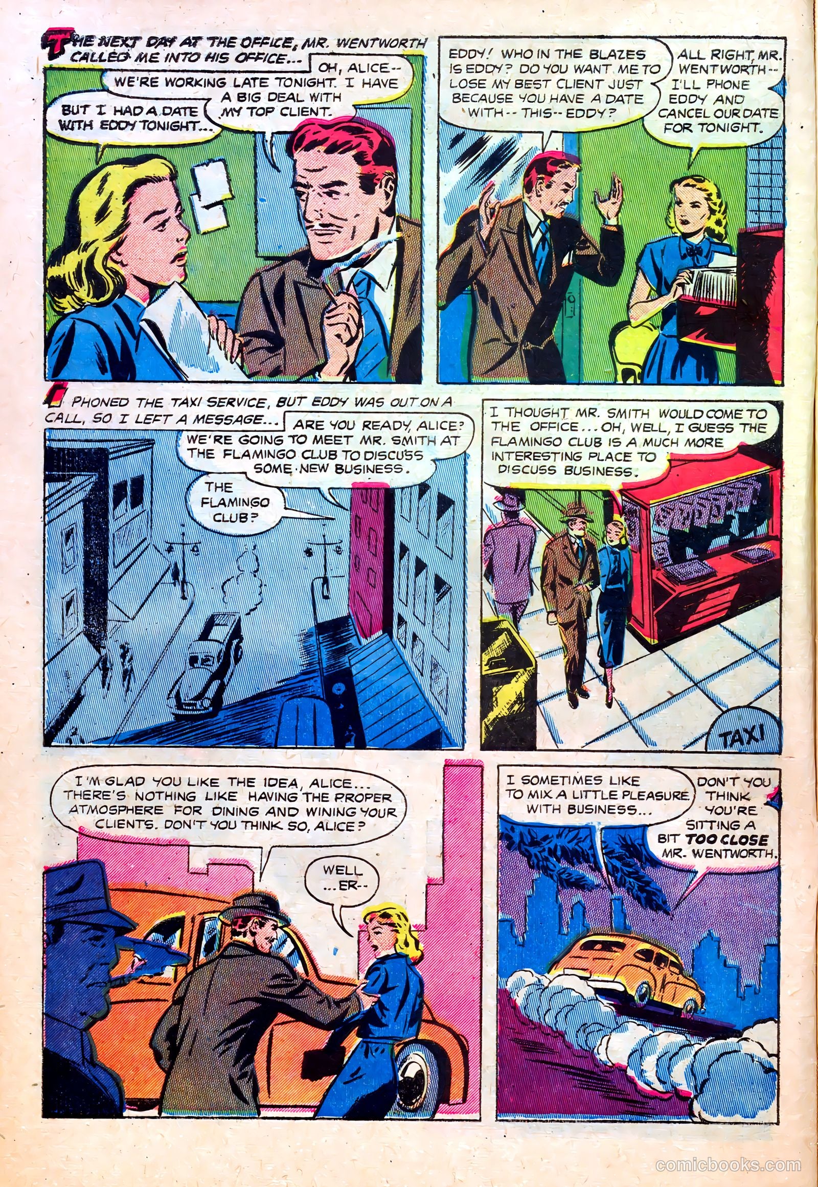 Great Lover Romances #13 (1953) — page 8 of 36