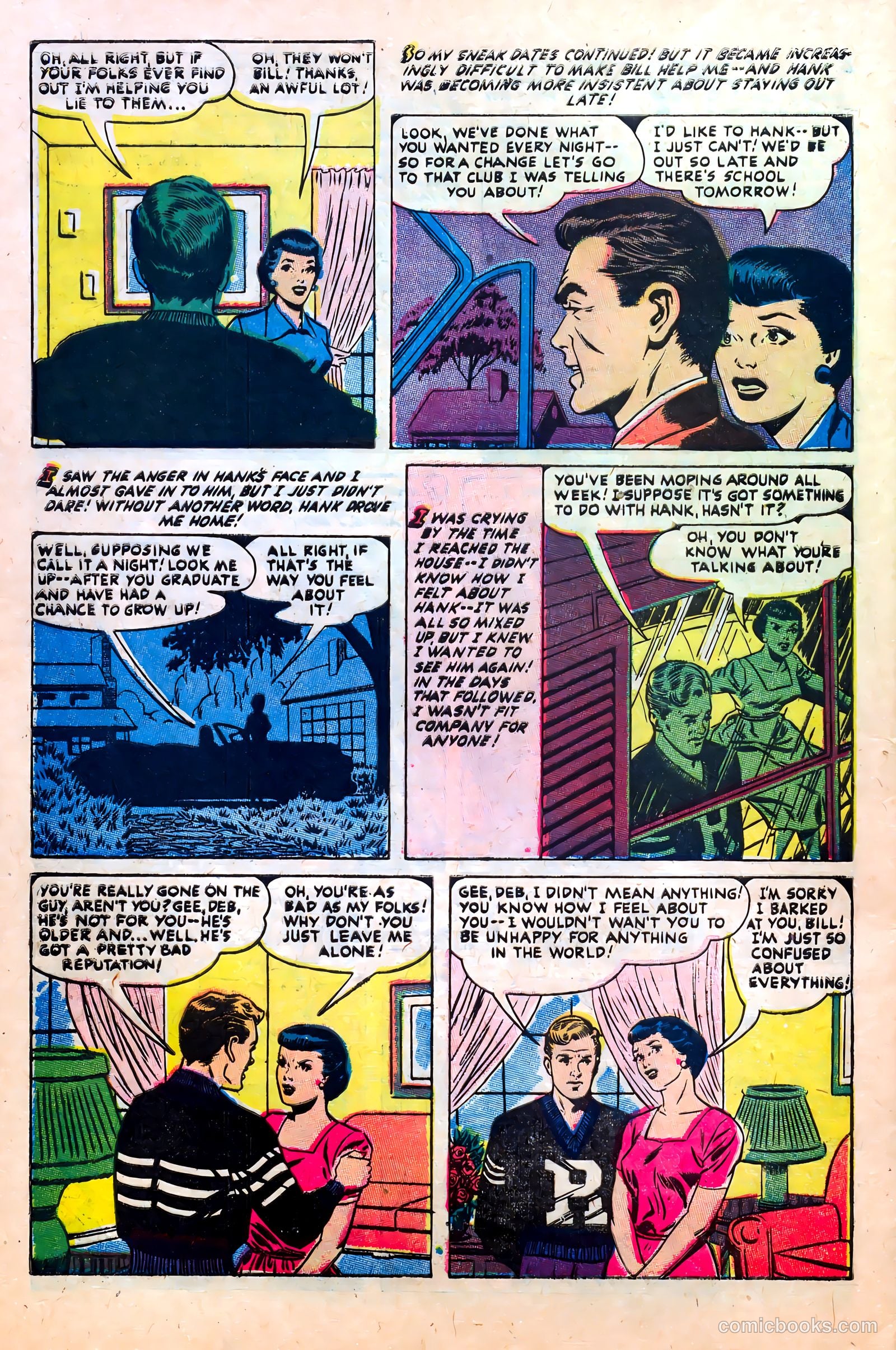 Great Lover Romances #13 (1953) — page 28 of 36