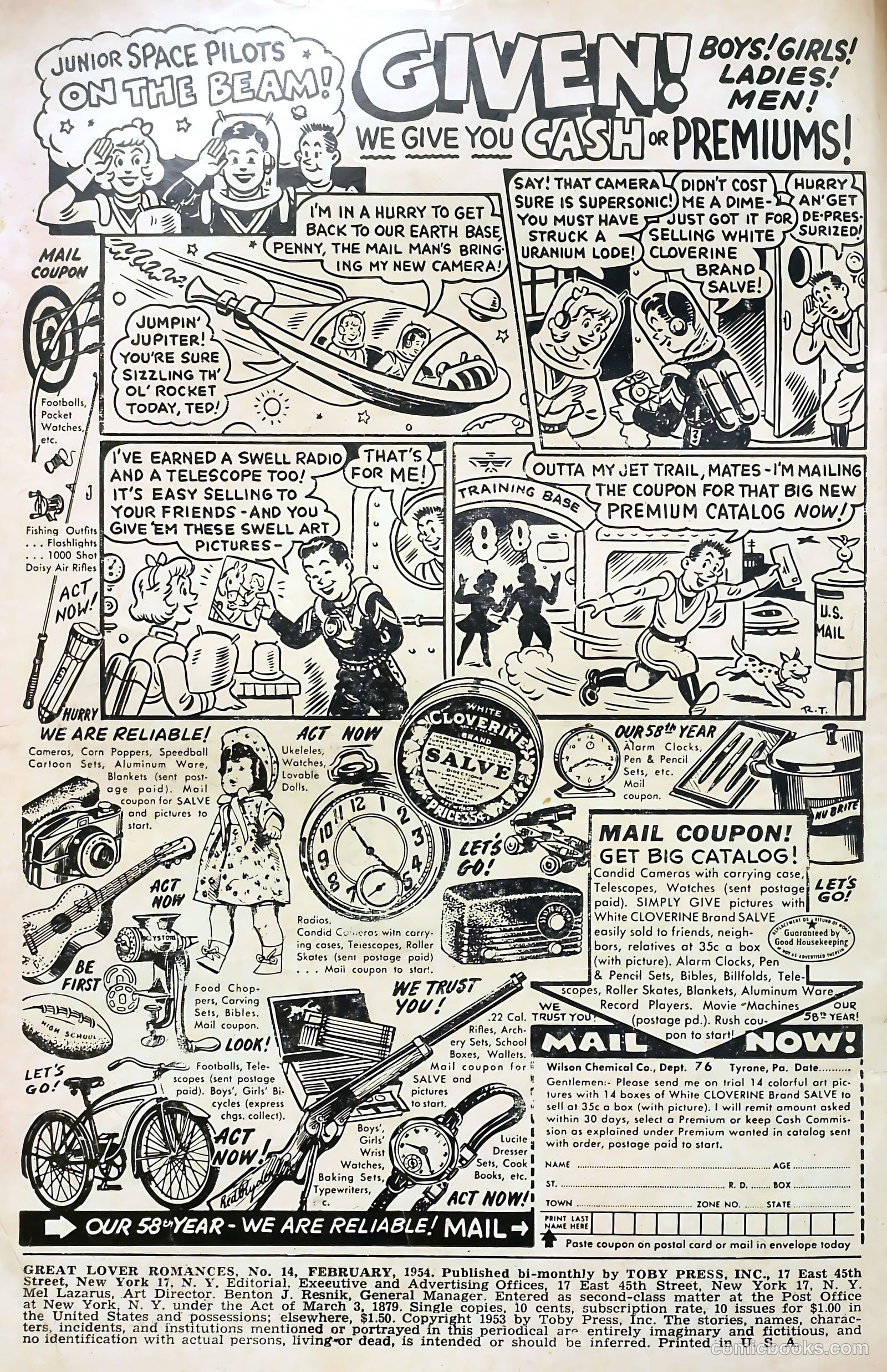Great Lover Romances #14 (1954) — page 2 of 36