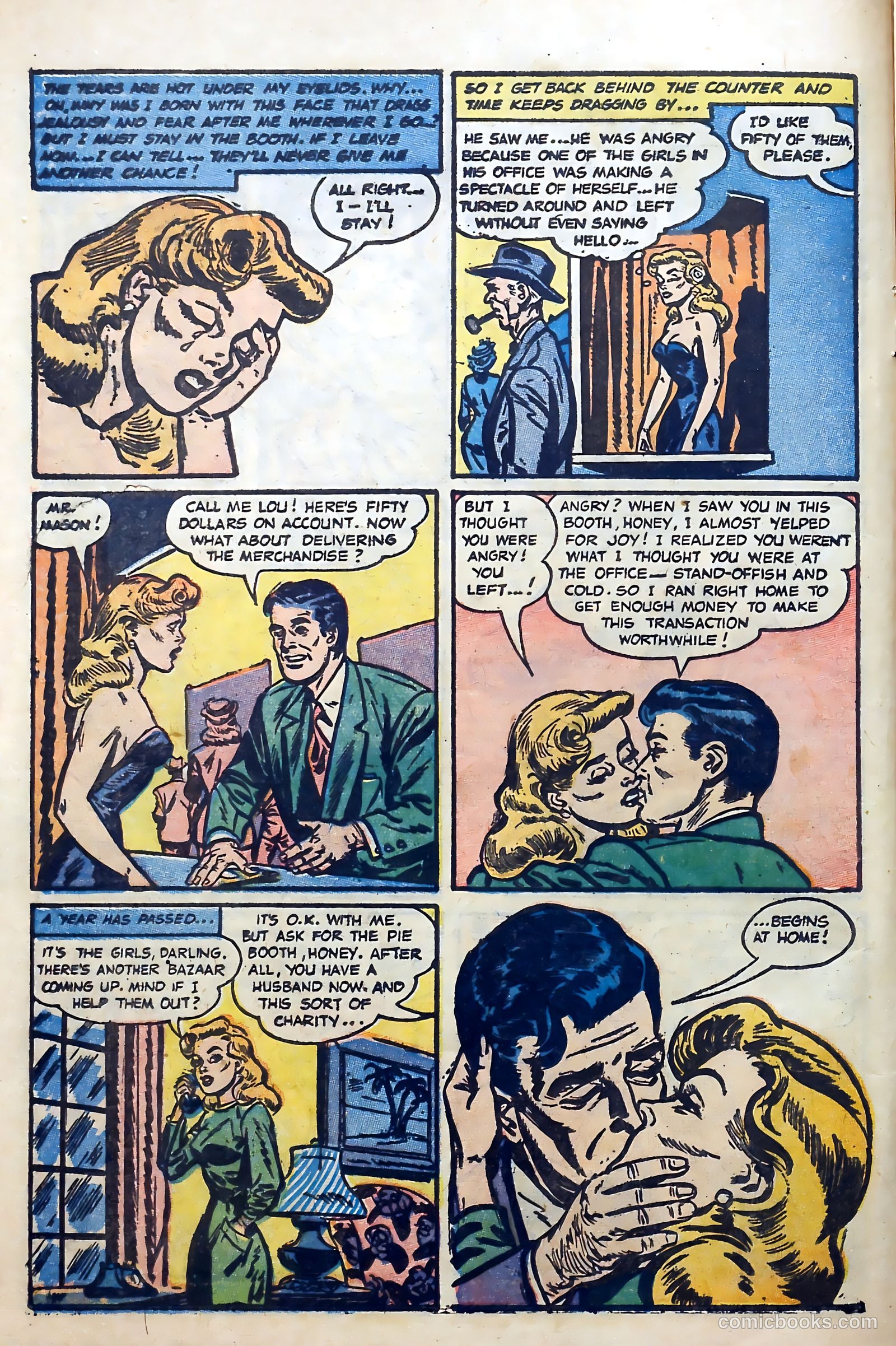 Great Lover Romances #14 (1954) — page 16 of 36