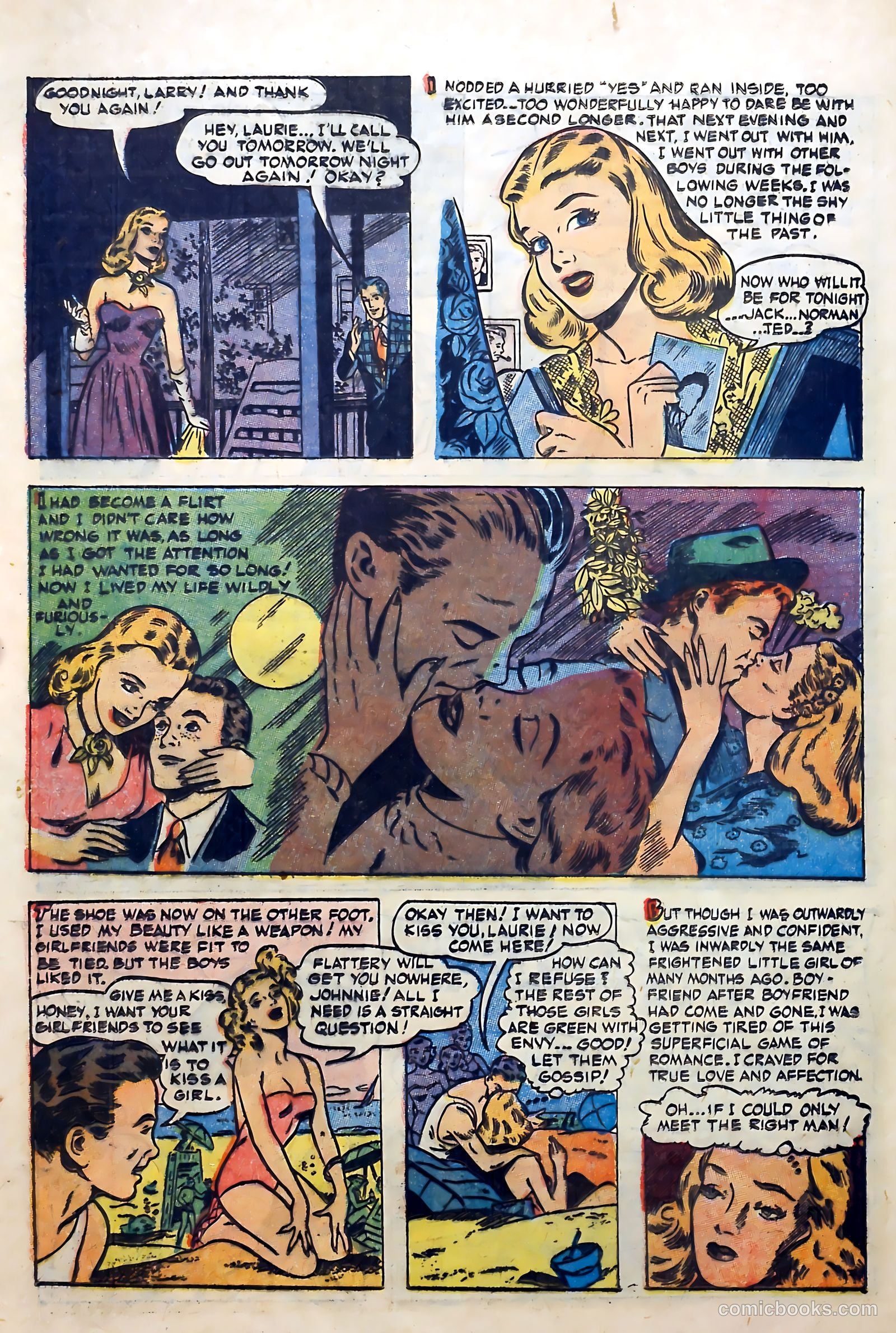 Great Lover Romances #14 (1954) — page 22 of 36