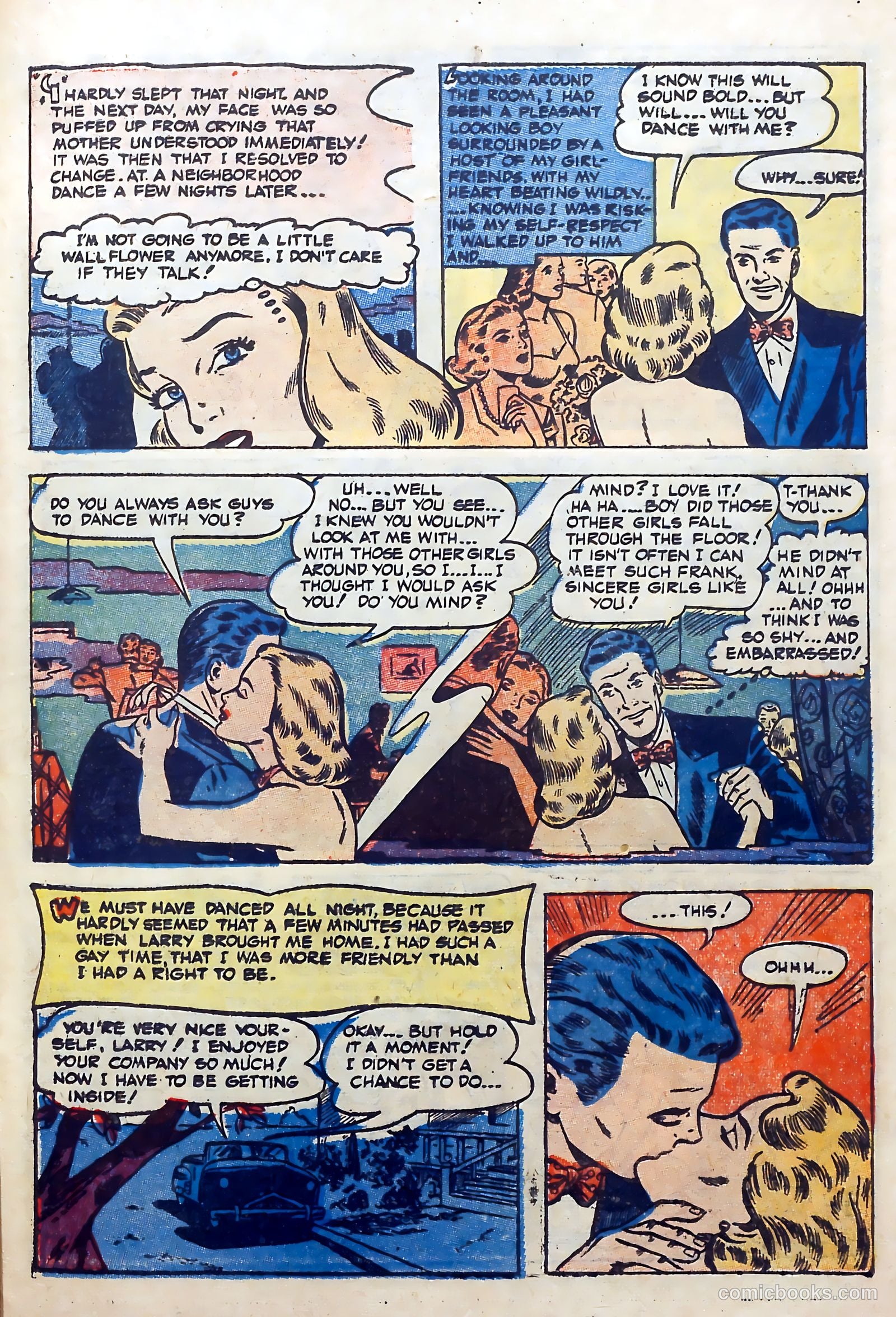 Great Lover Romances #14 (1954) — page 21 of 36