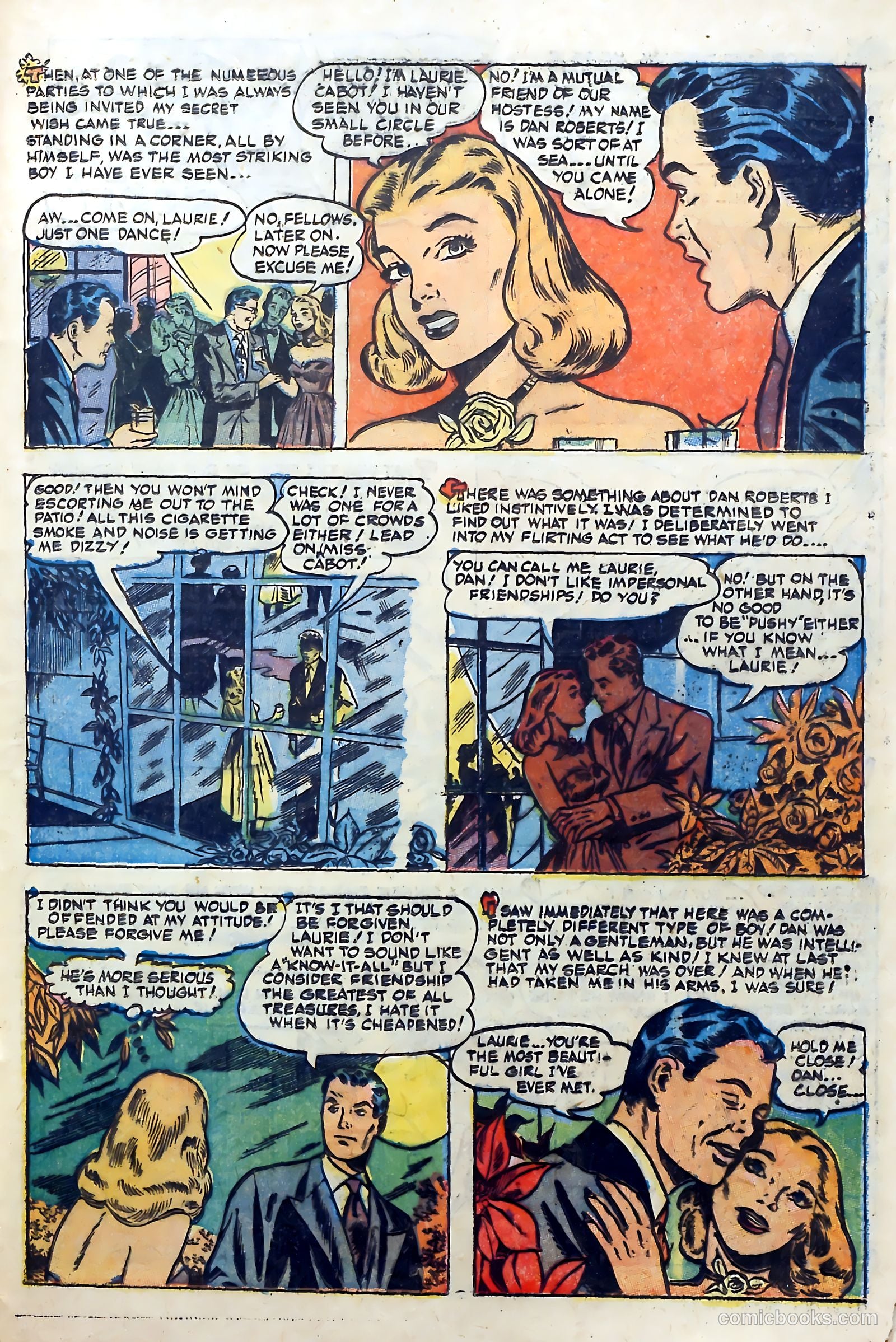Great Lover Romances #14 (1954) — page 23 of 36