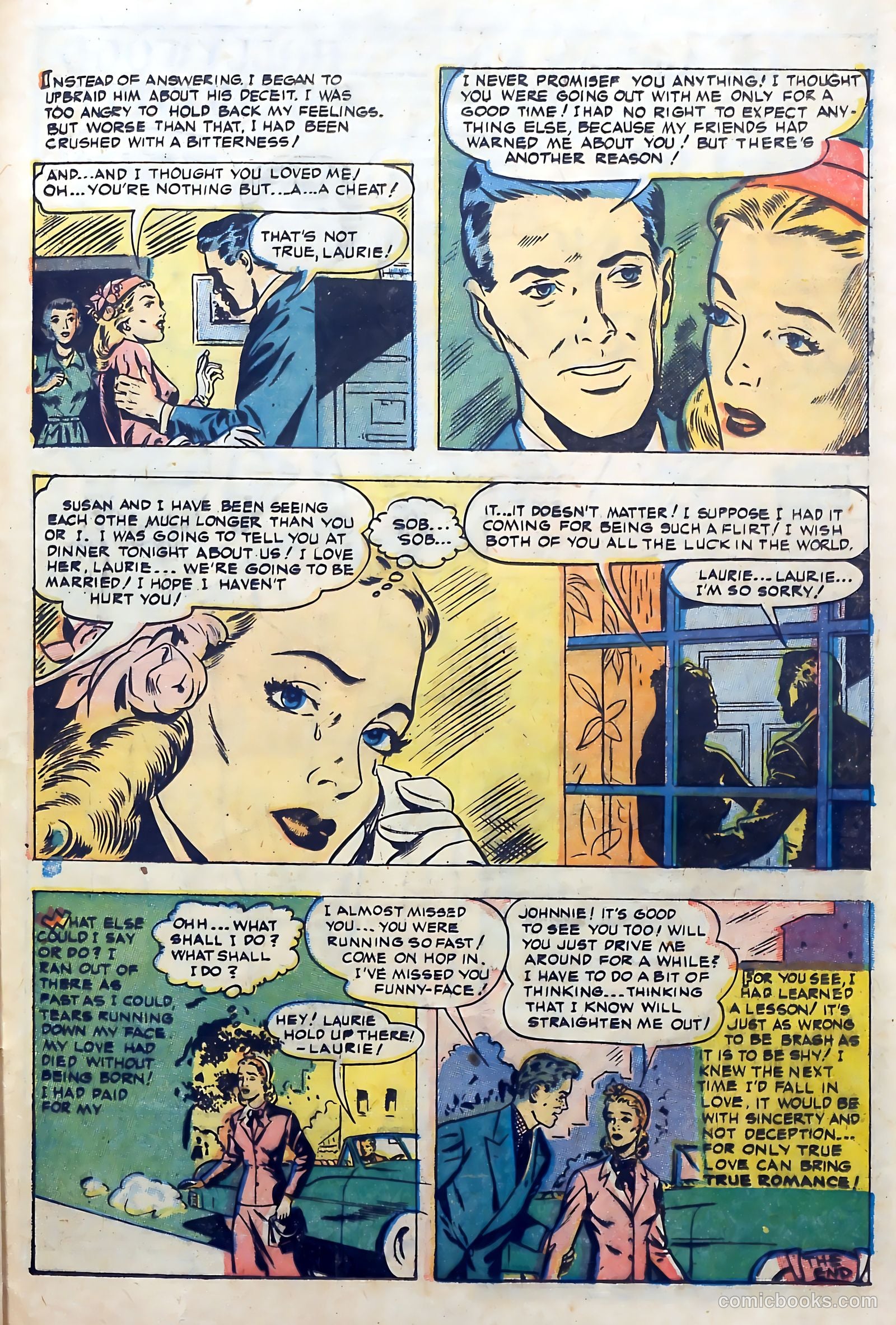 Great Lover Romances #14 (1954) — page 25 of 36