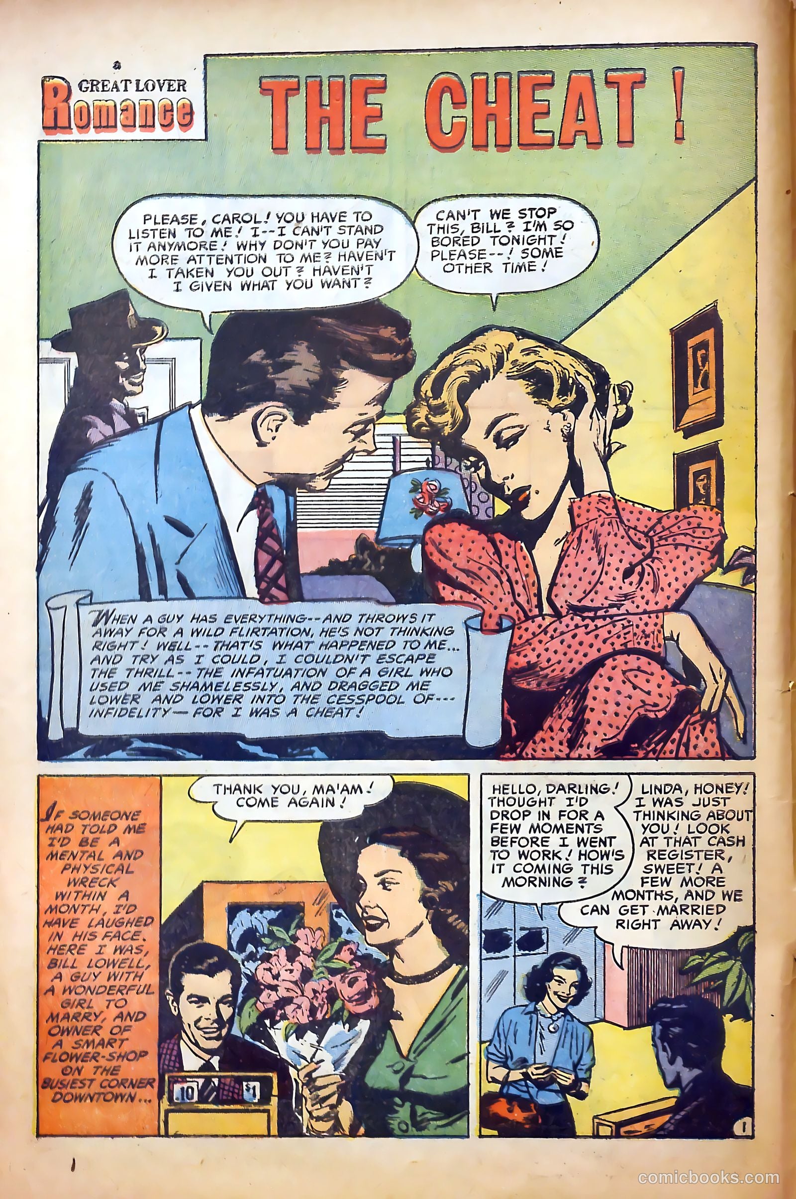 Great Lover Romances #15 (1954) — page 10 of 36