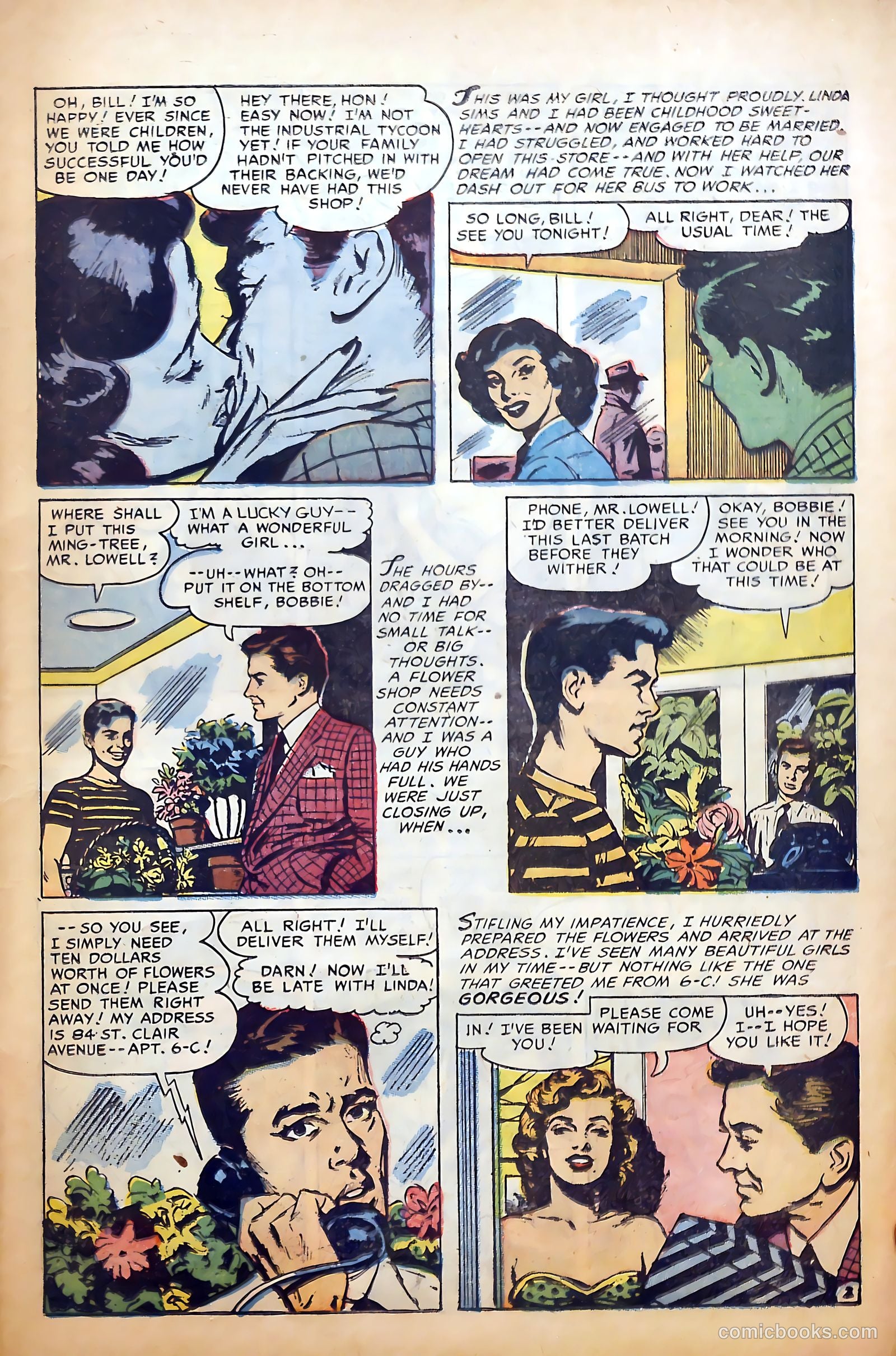 Great Lover Romances #15 (1954) — page 11 of 36
