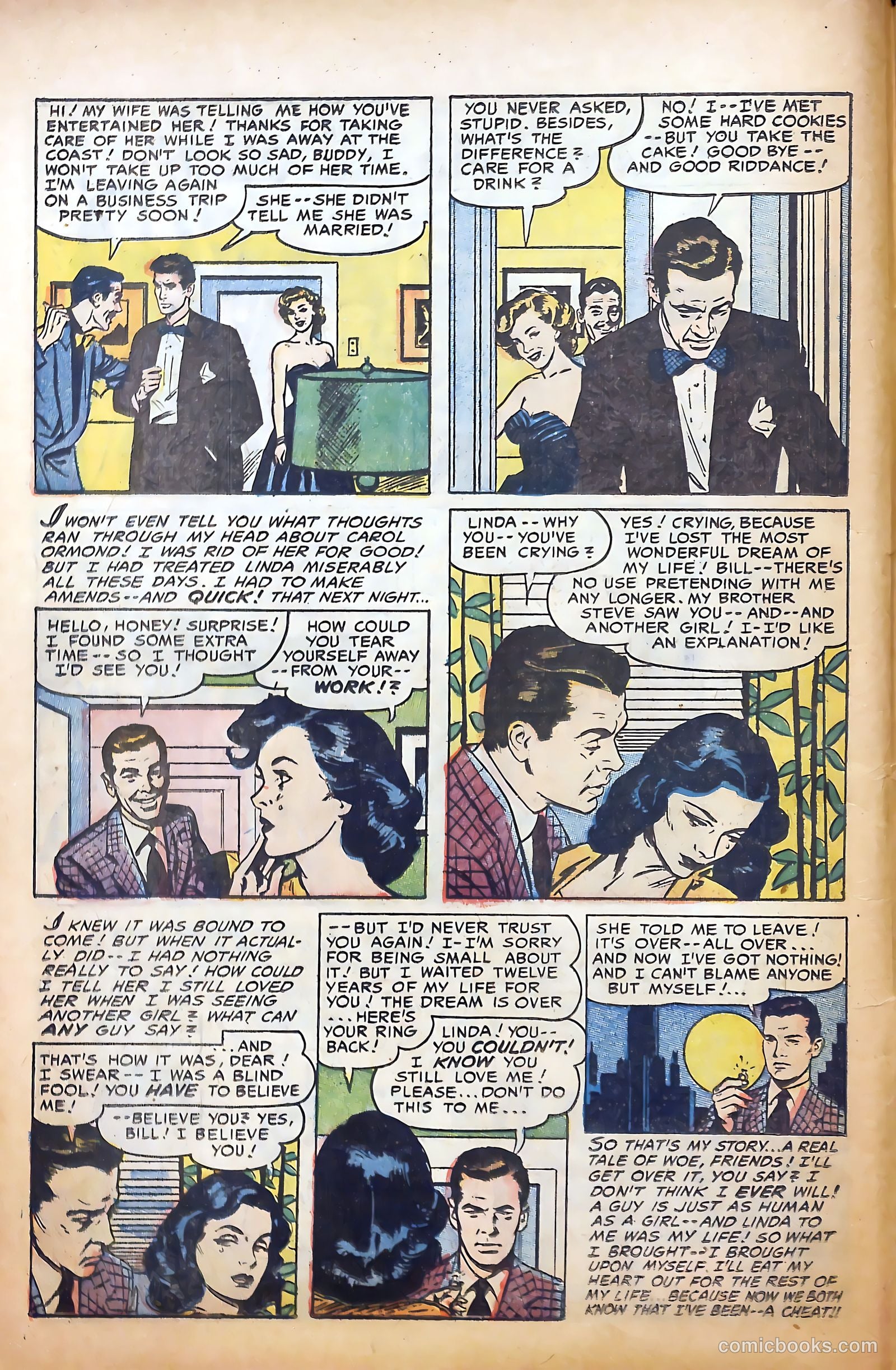 Great Lover Romances #15 (1954) — page 16 of 36