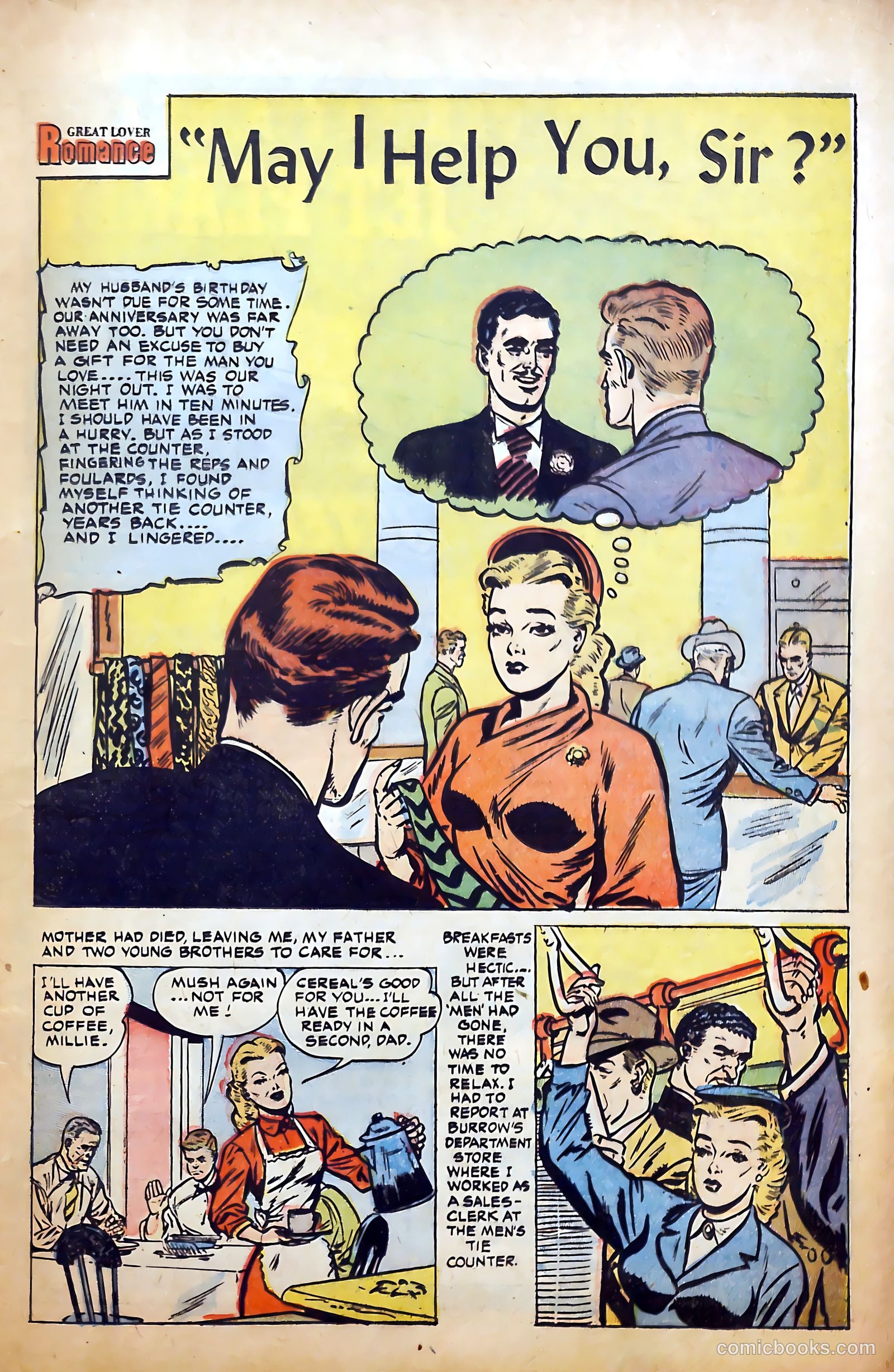 Great Lover Romances #15 (1954) — page 17 of 36