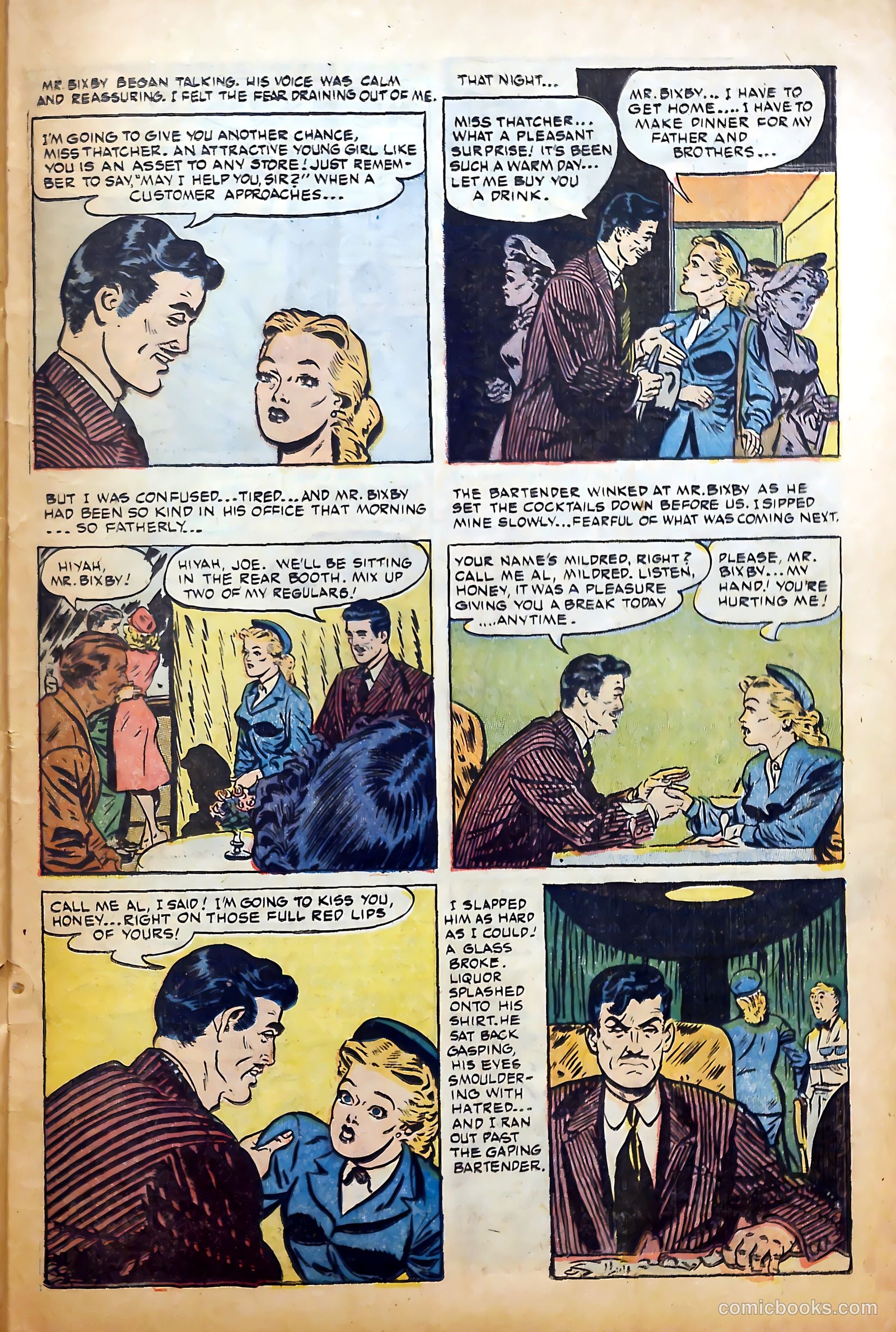 Great Lover Romances #15 (1954) — page 21 of 36
