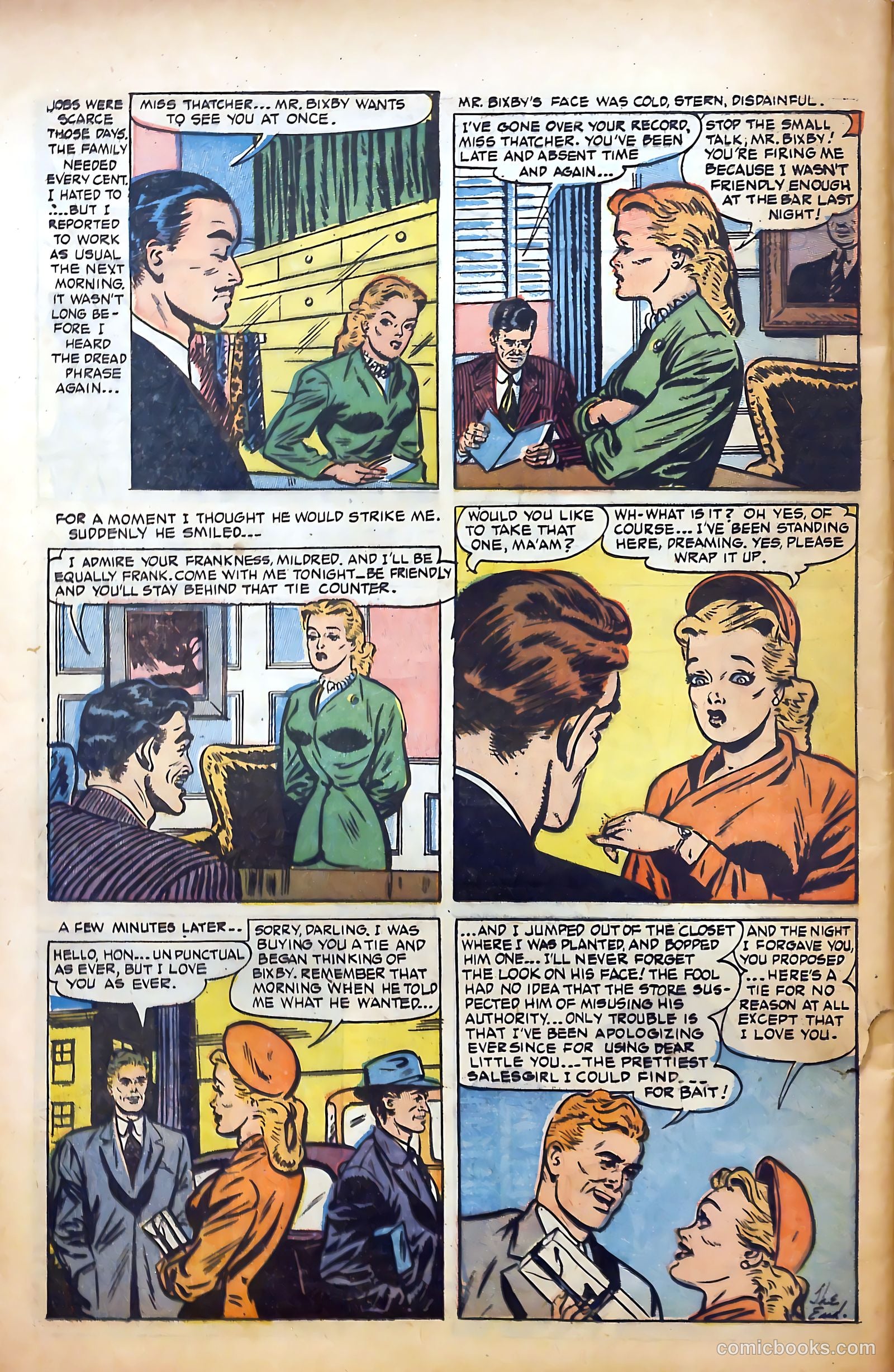 Great Lover Romances #15 (1954) — page 22 of 36