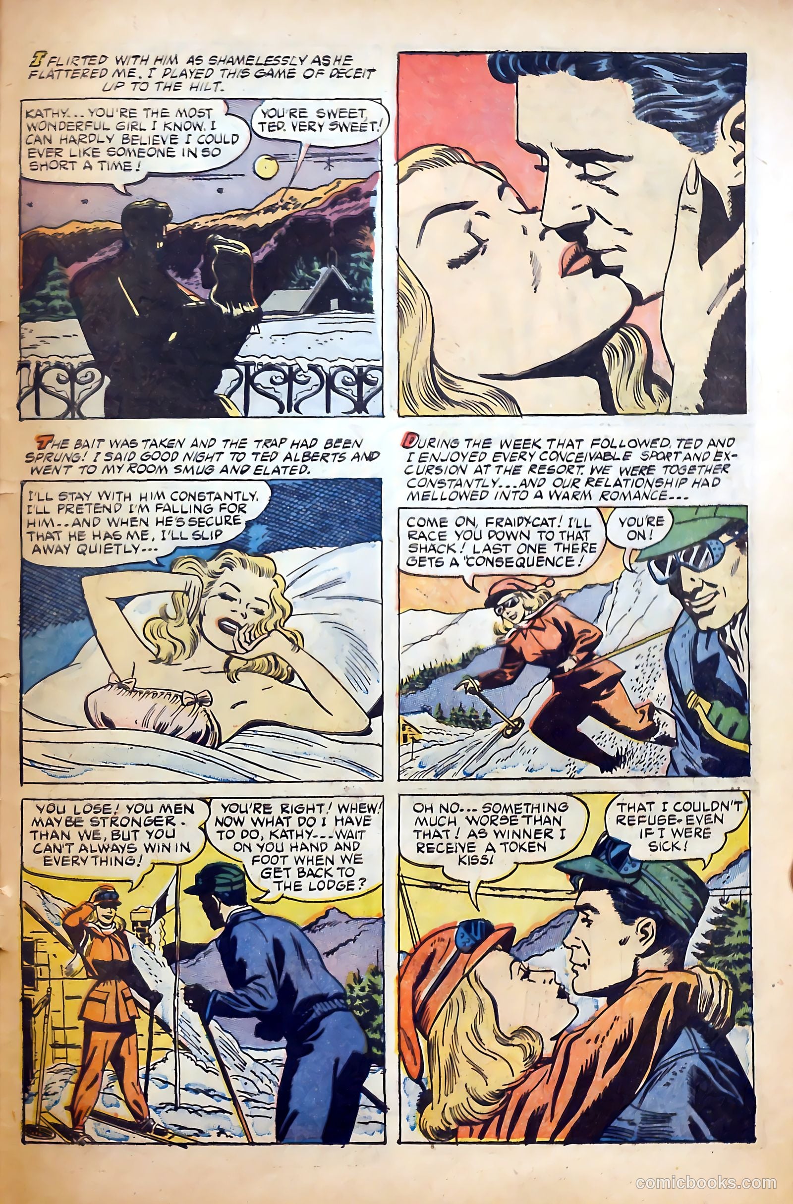 Great Lover Romances #15 (1954) — page 27 of 36