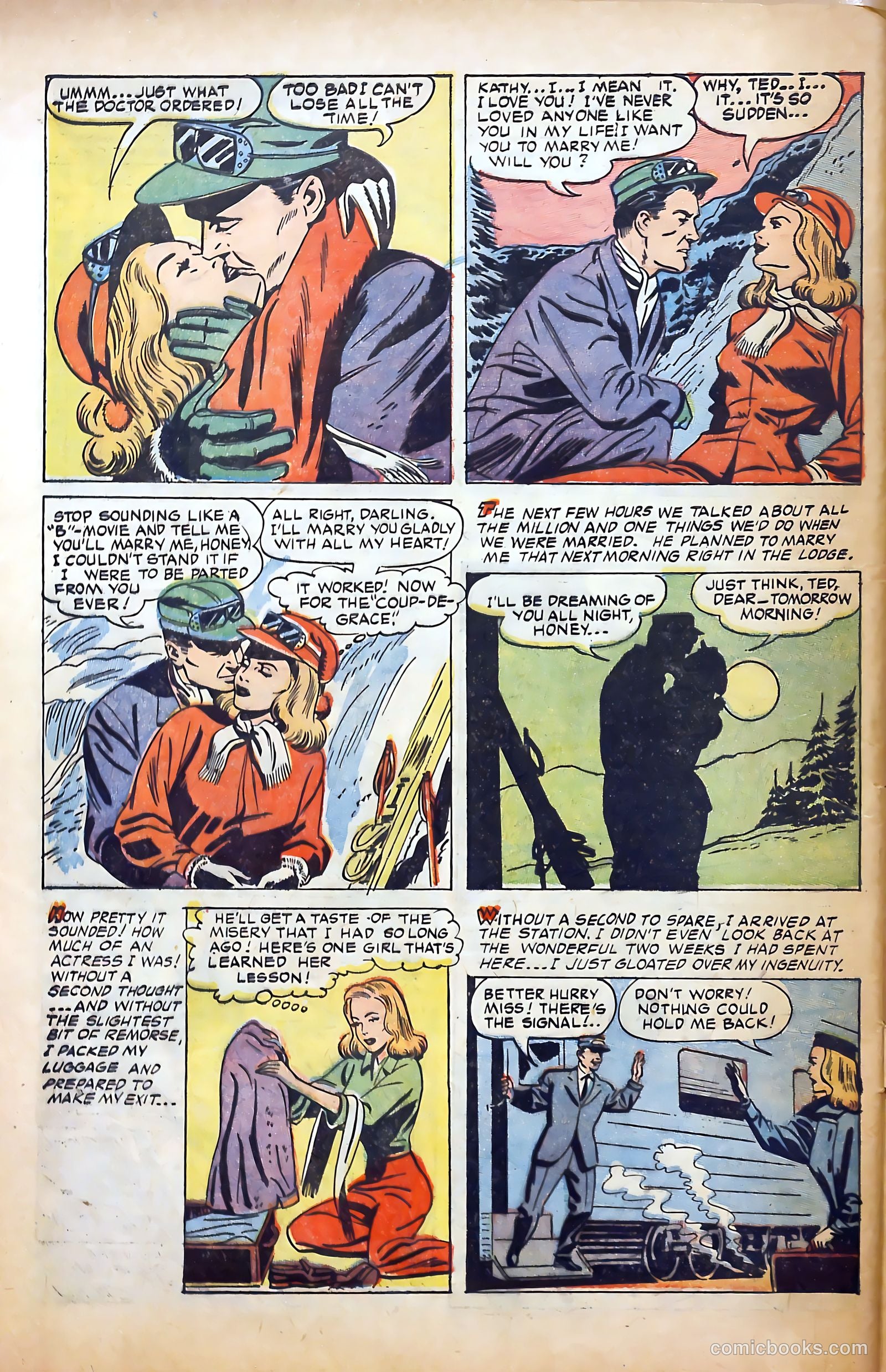 Great Lover Romances #15 (1954) — page 28 of 36