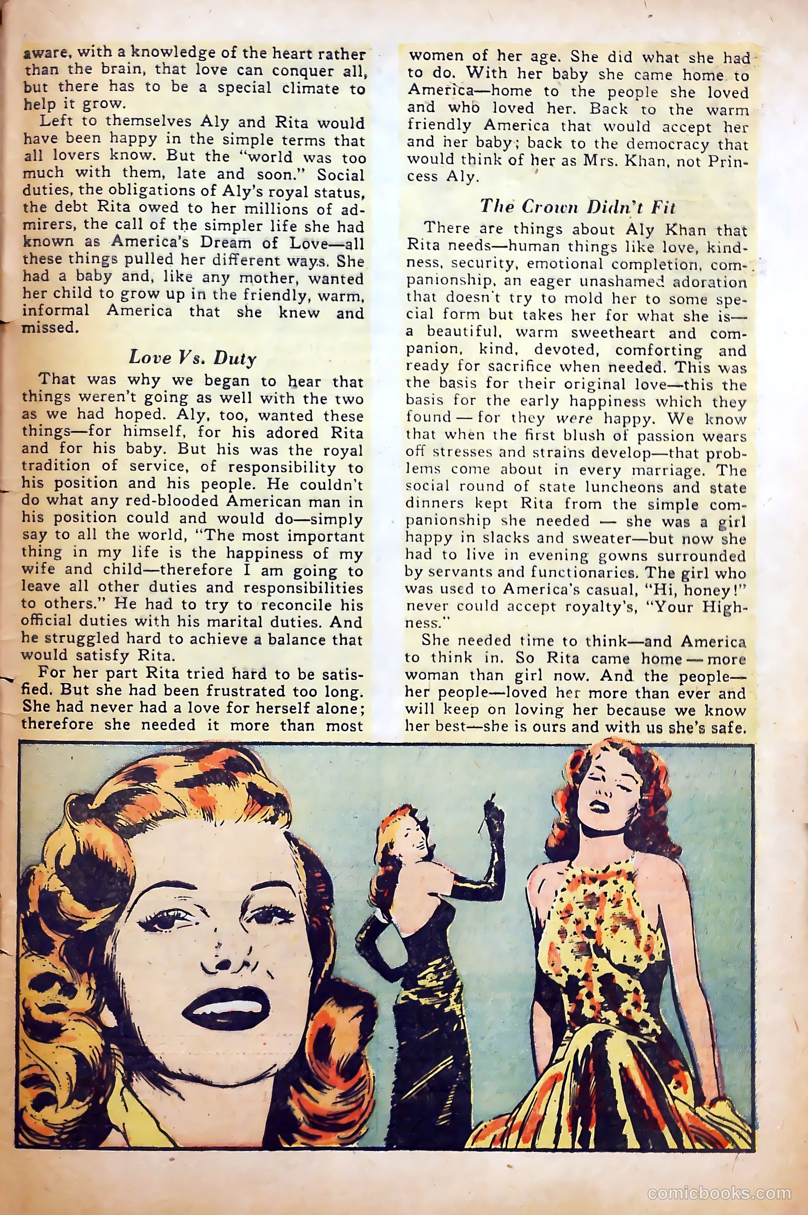 Great Lover Romances #15 (1954) — page 33 of 36
