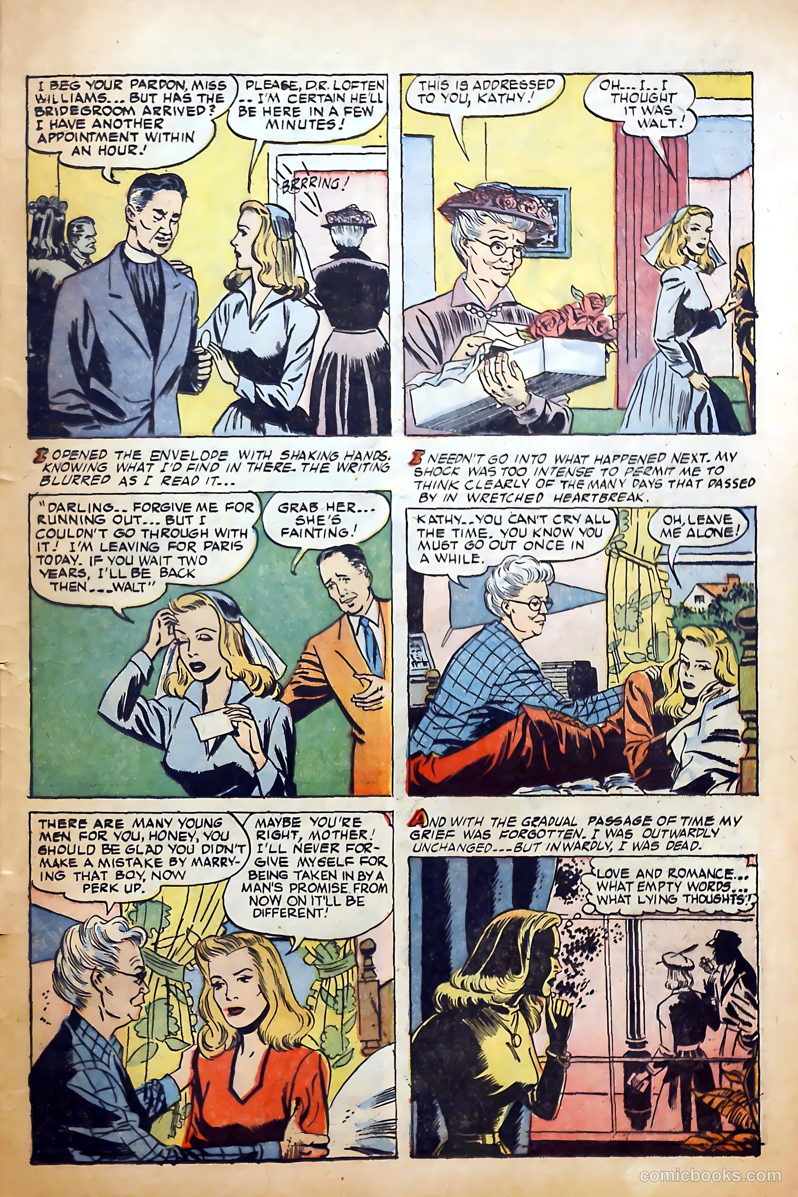 Great Lover Romances #15 (1954) — page 25 of 36
