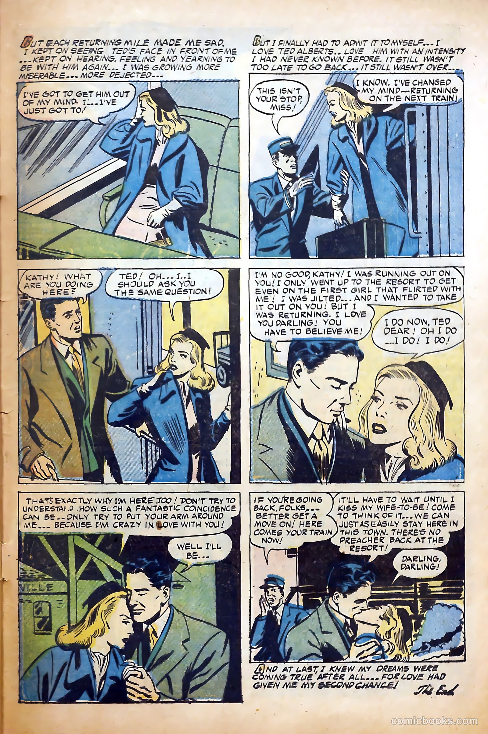 Great Lover Romances #15 (1954) — page 29 of 36