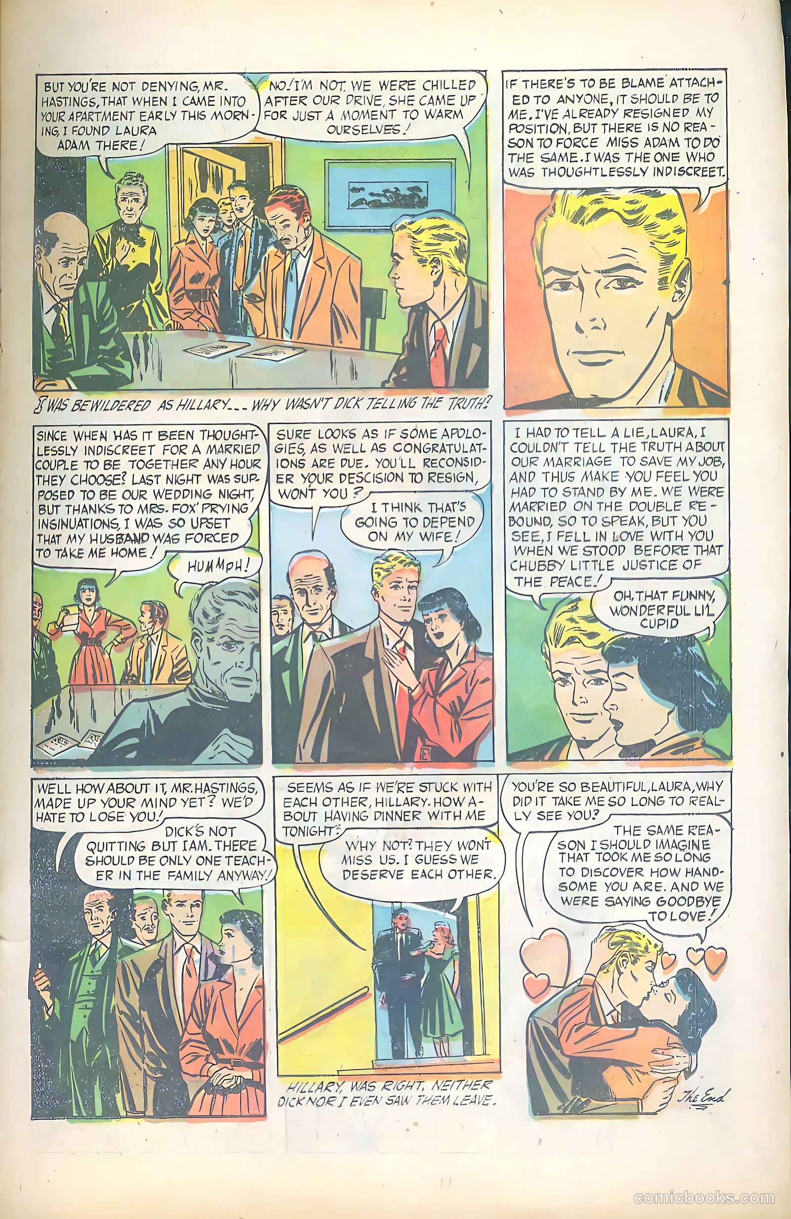 Great Lover Romances #16 (1954) — page 15 of 36