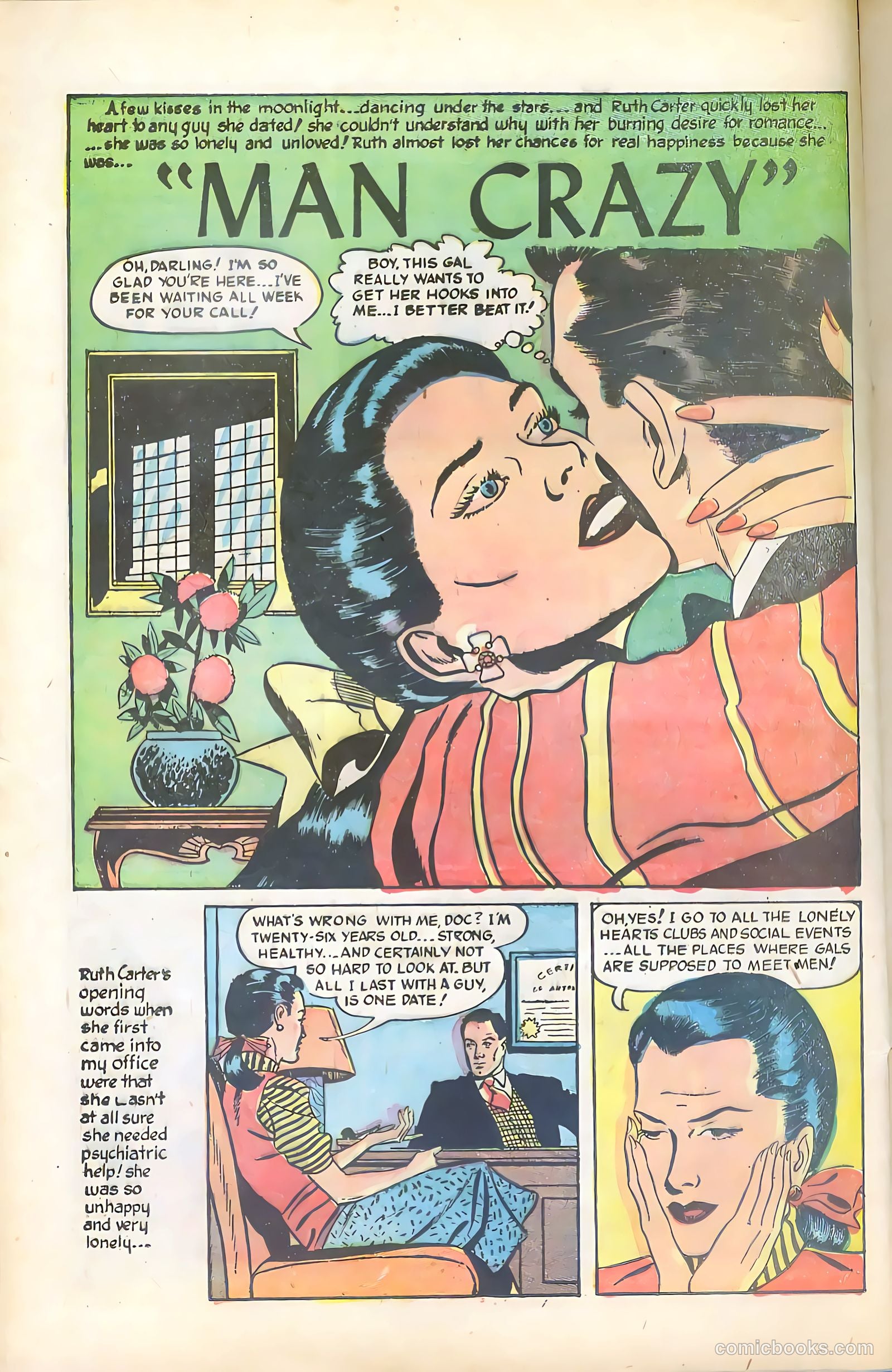 Great Lover Romances #16 (1954) — page 16 of 36