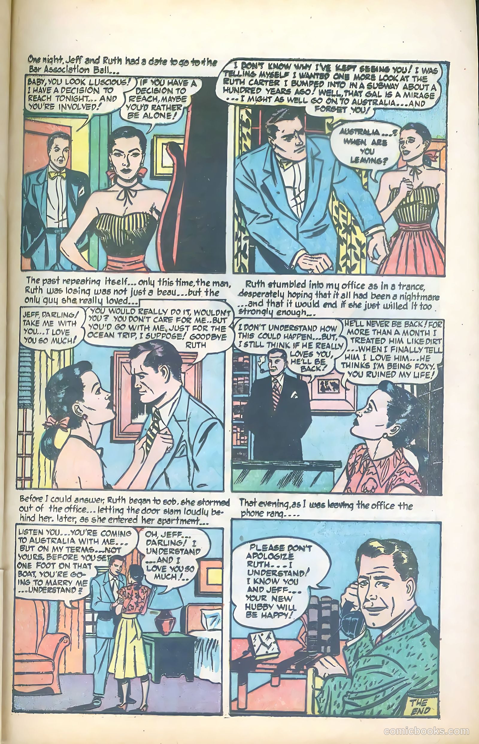 Great Lover Romances #16 (1954) — page 25 of 36