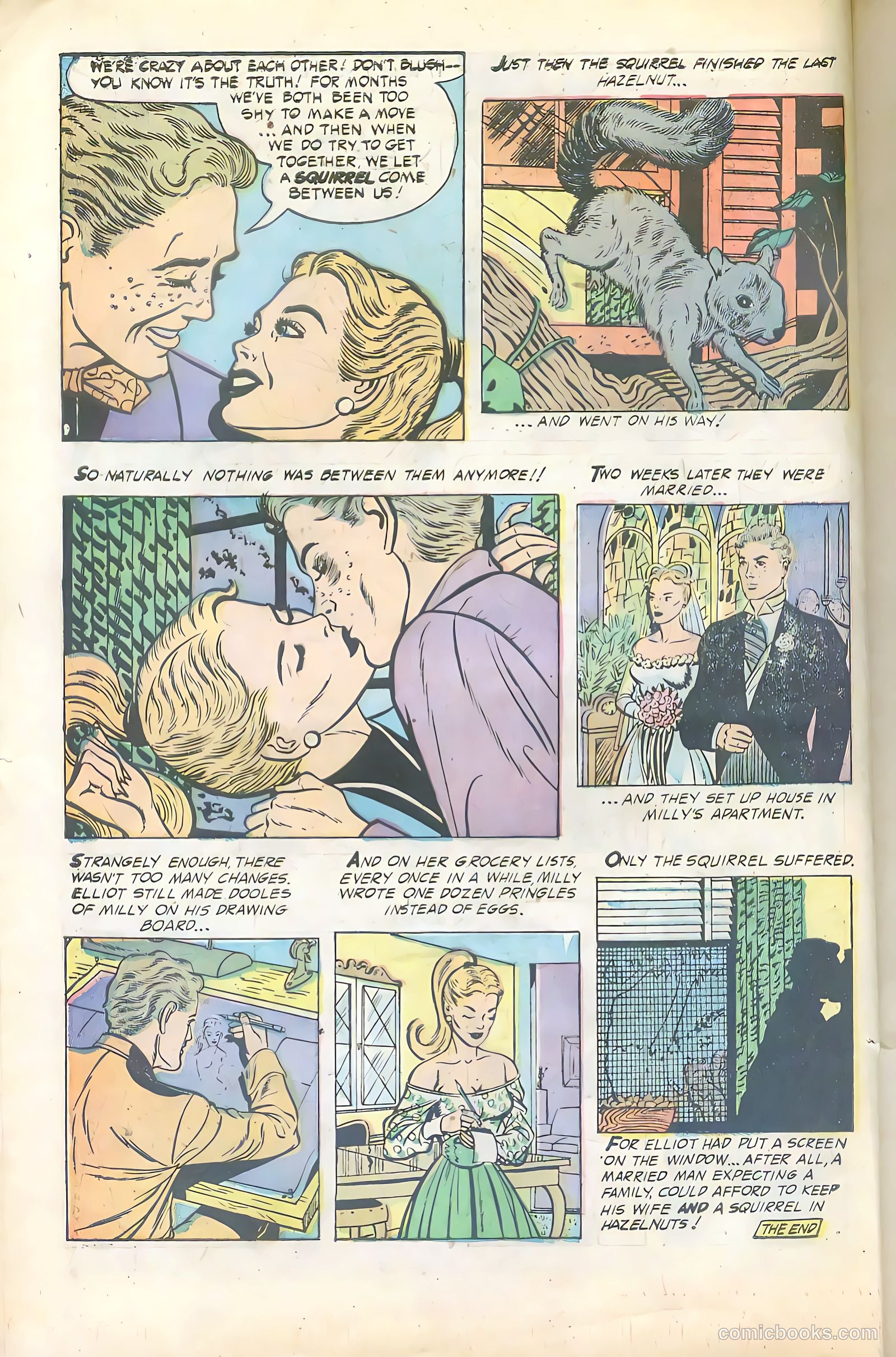 Great Lover Romances #16 (1954) — page 10 of 36