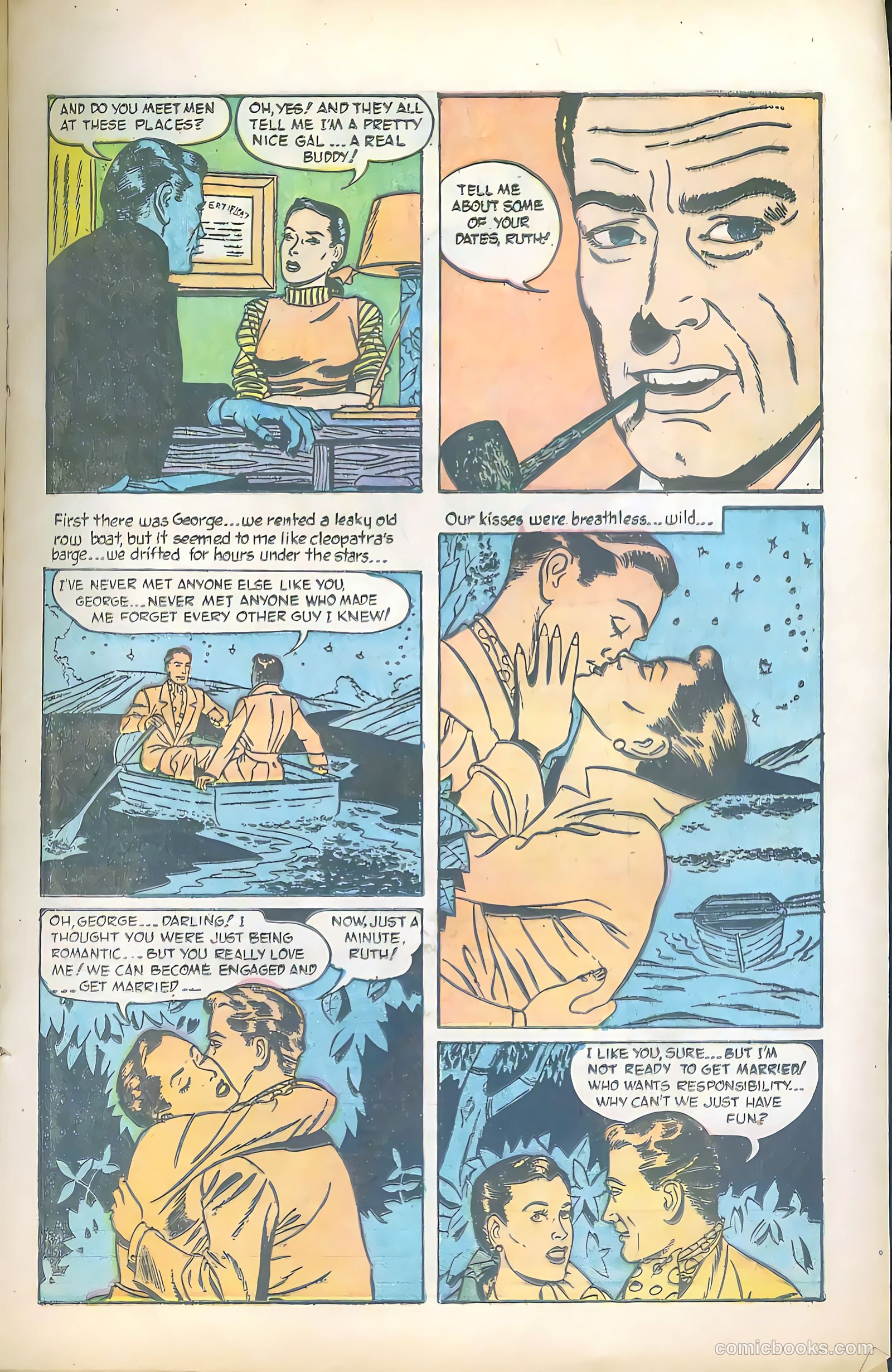 Great Lover Romances #16 (1954) — page 17 of 36