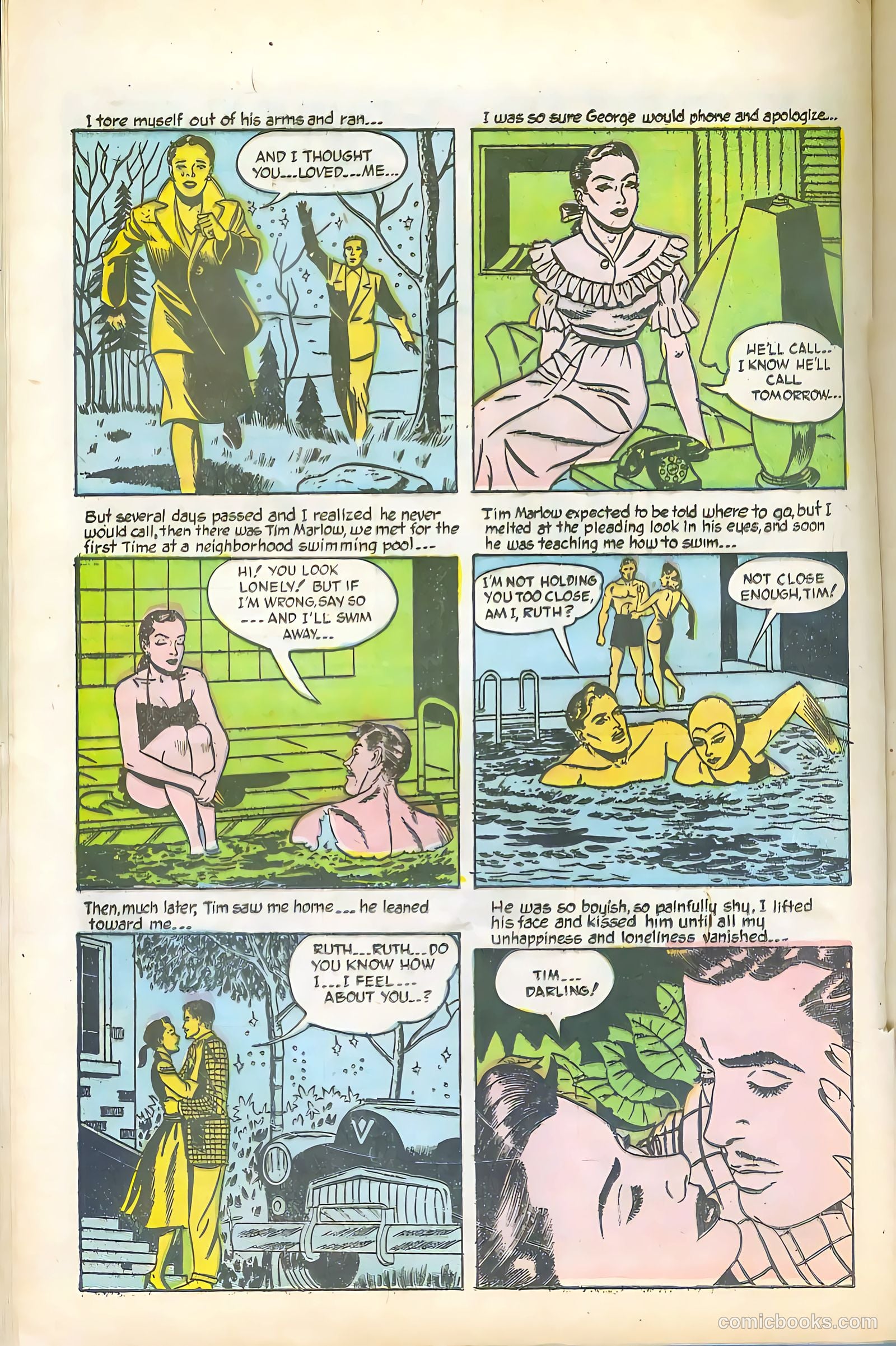 Great Lover Romances #16 (1954) — page 20 of 36