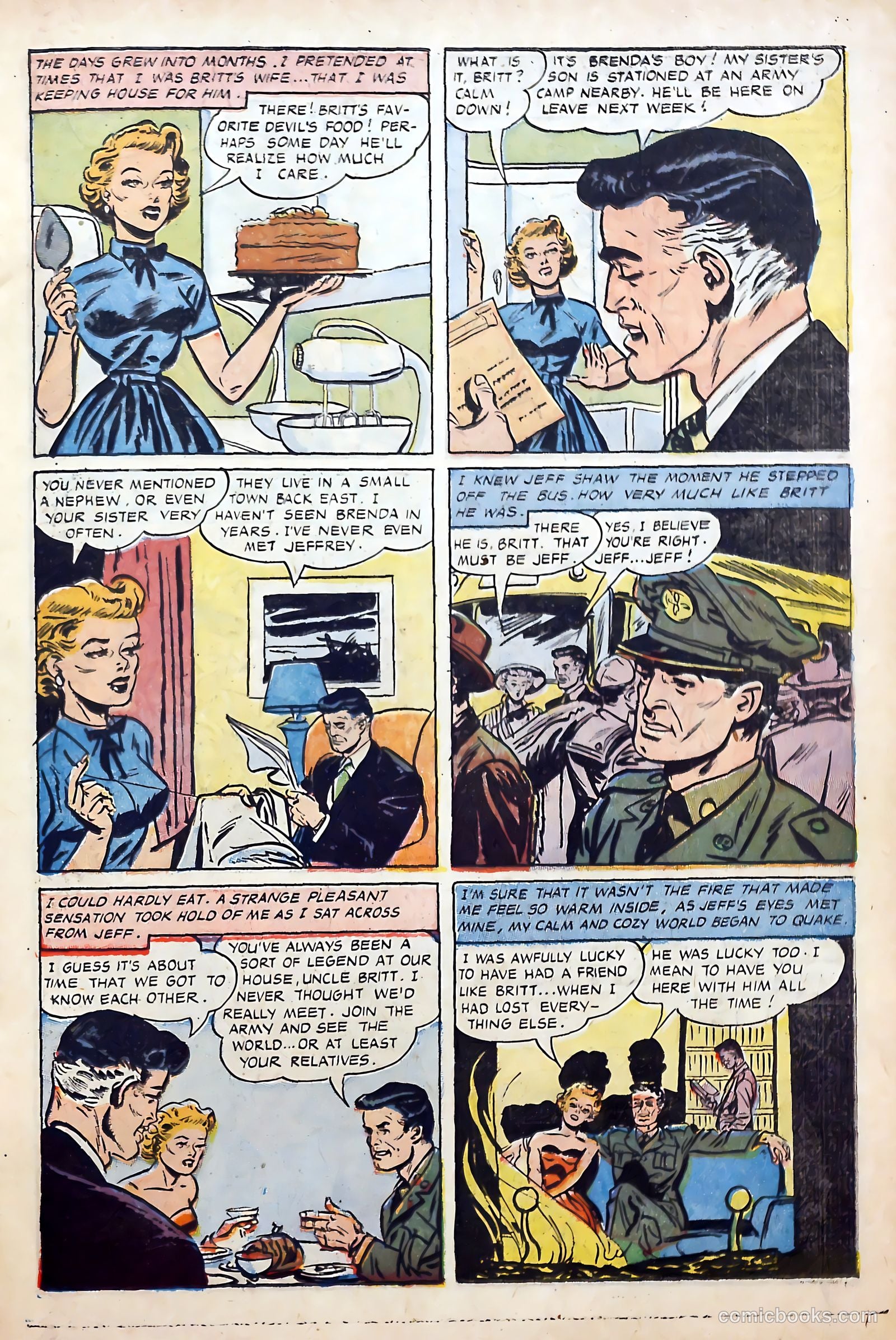 Great Lover Romances #17 (1954) — page 13 of 36