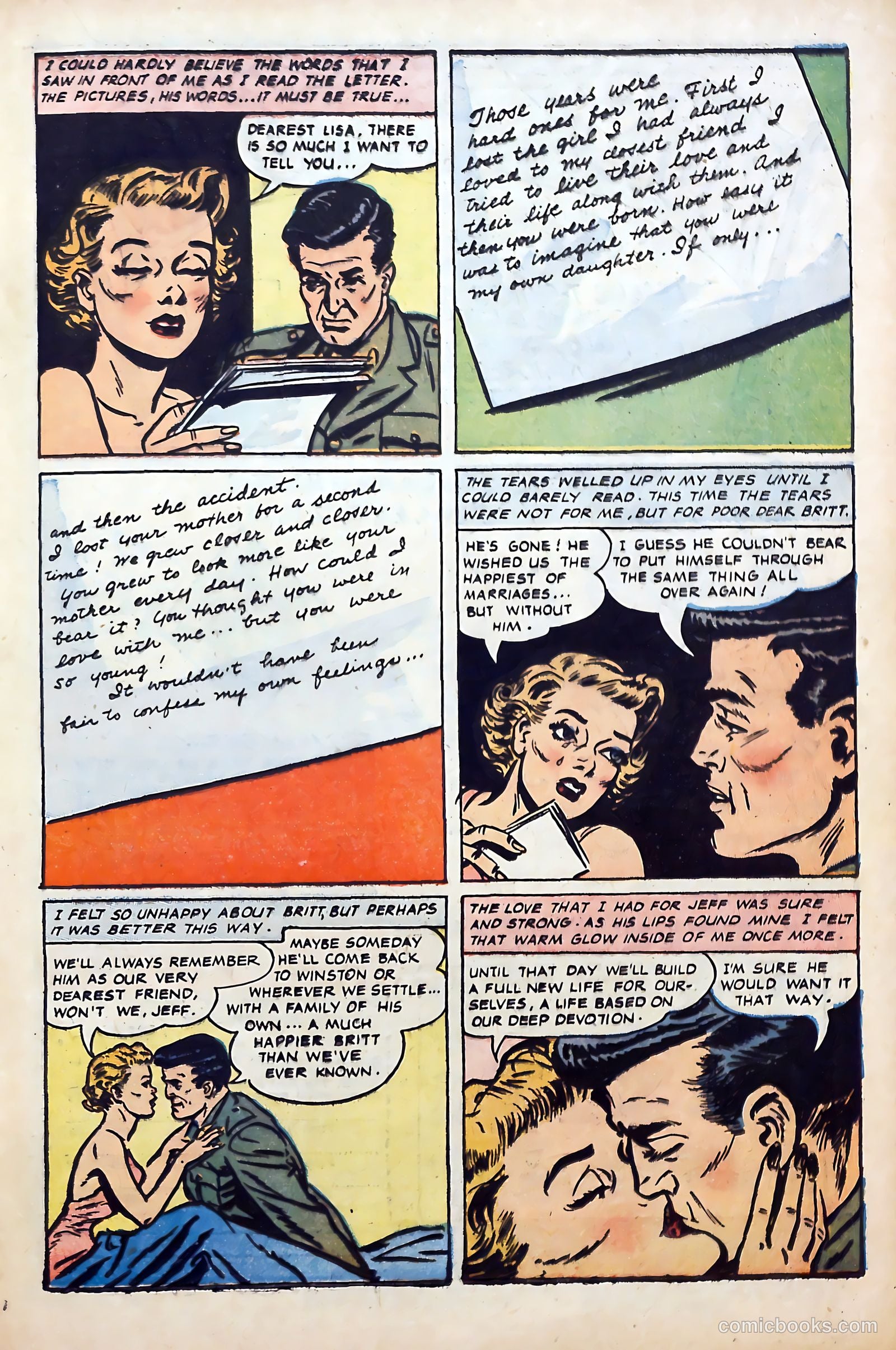 Great Lover Romances #17 (1954) — page 17 of 36