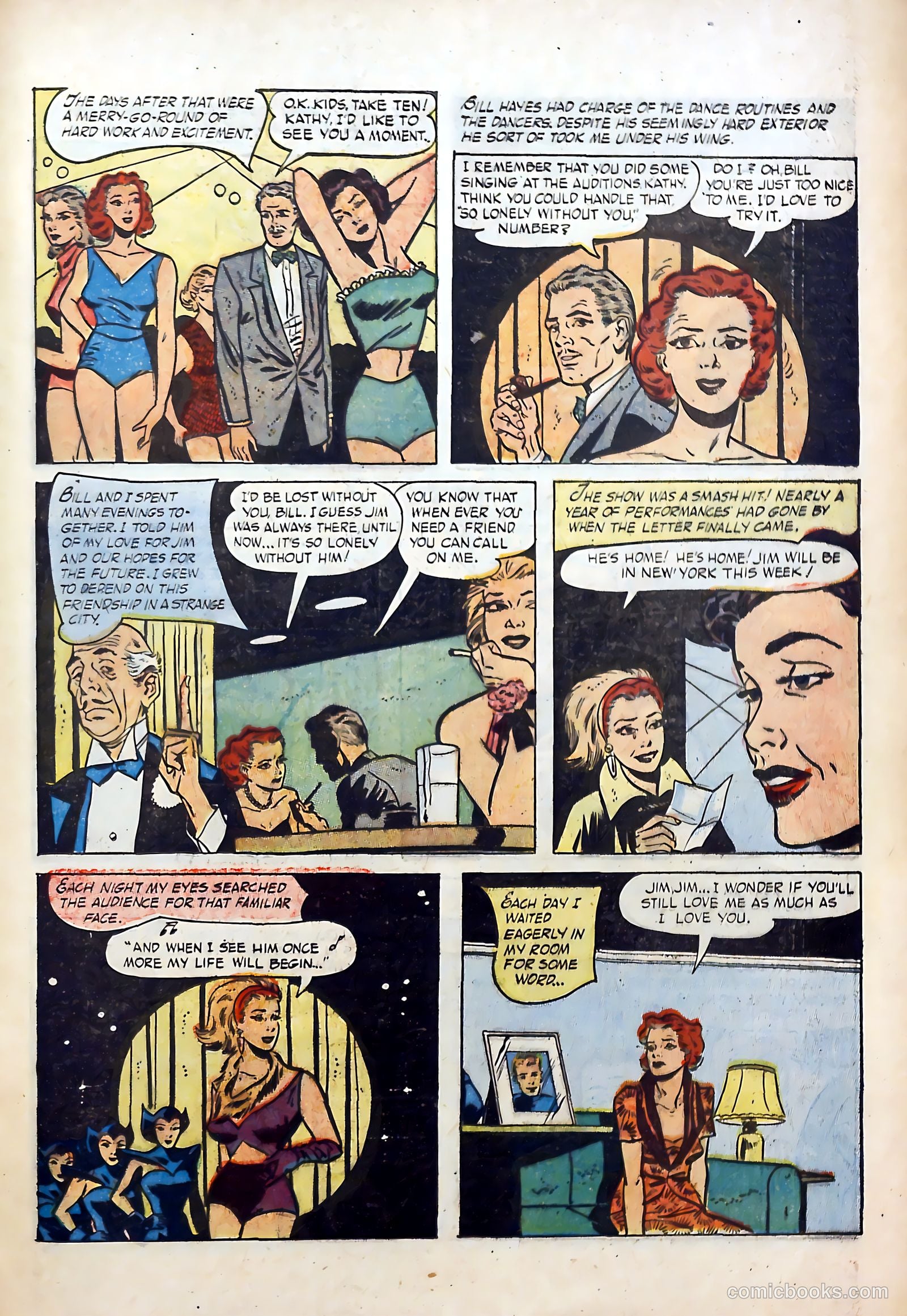 Great Lover Romances #17 (1954) — page 23 of 36
