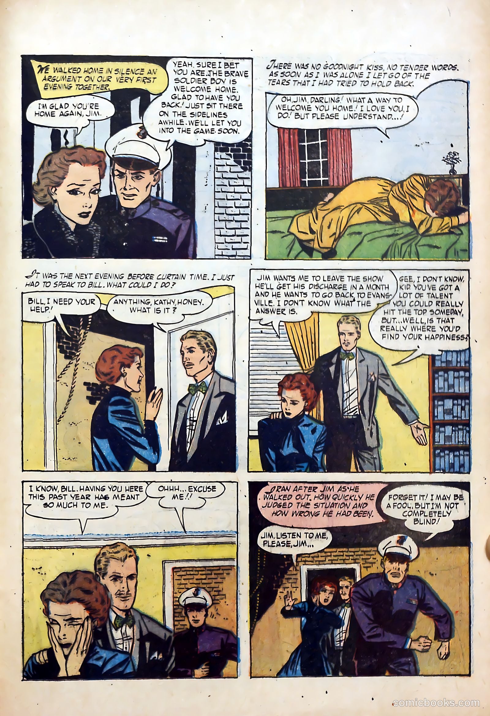 Great Lover Romances #17 (1954) — page 25 of 36