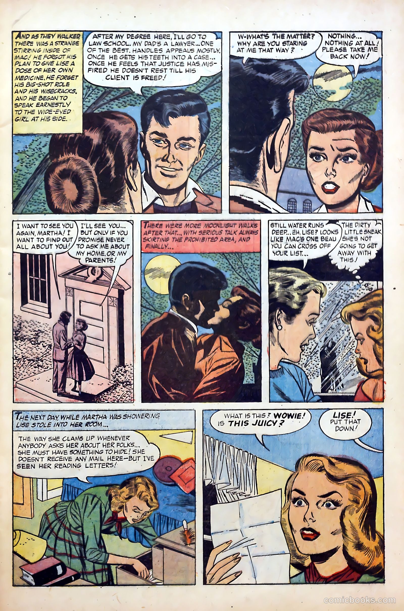 Great Lover Romances #17 (1954) — page 7 of 36