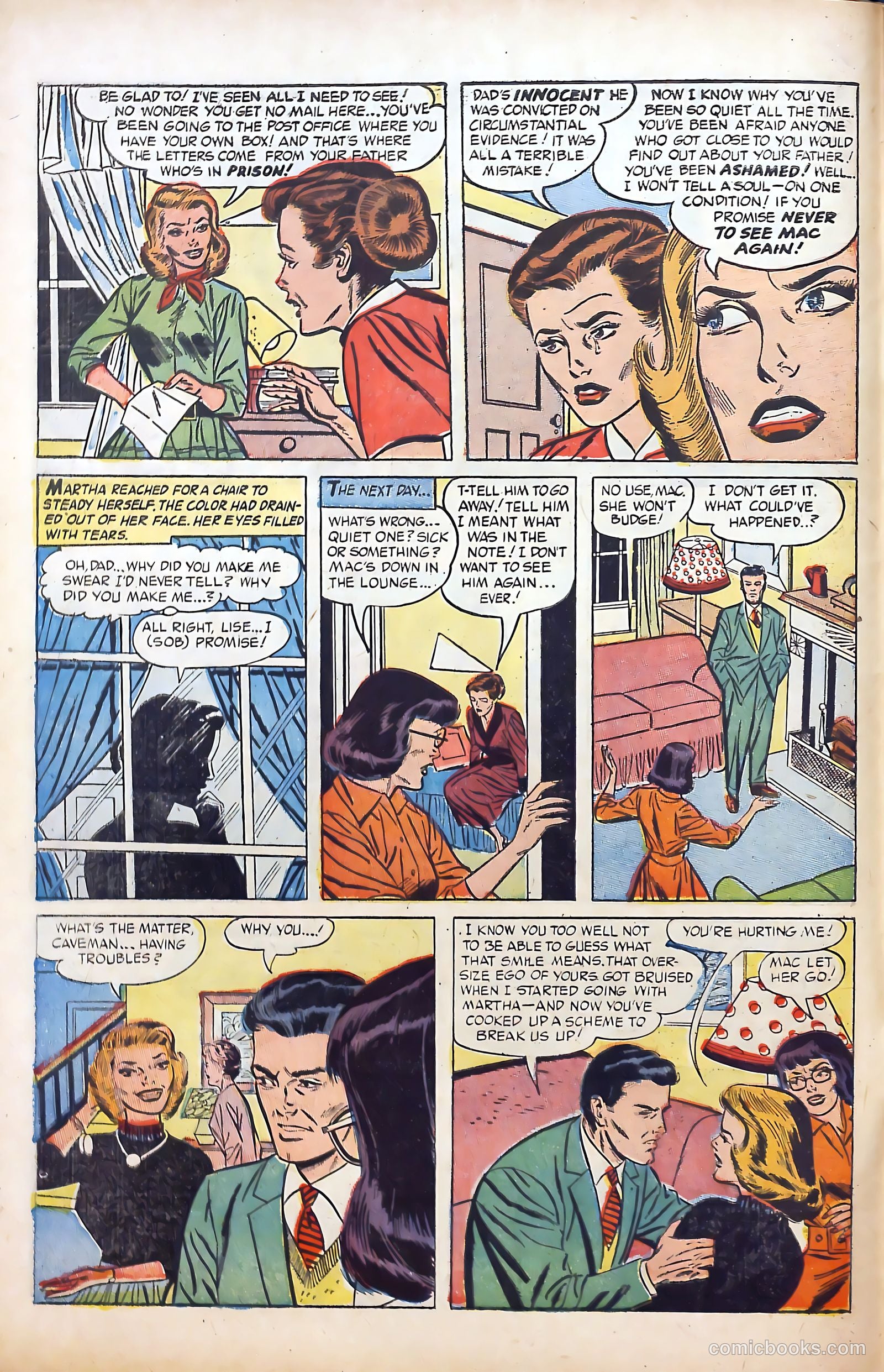 Great Lover Romances #17 (1954) — page 8 of 36