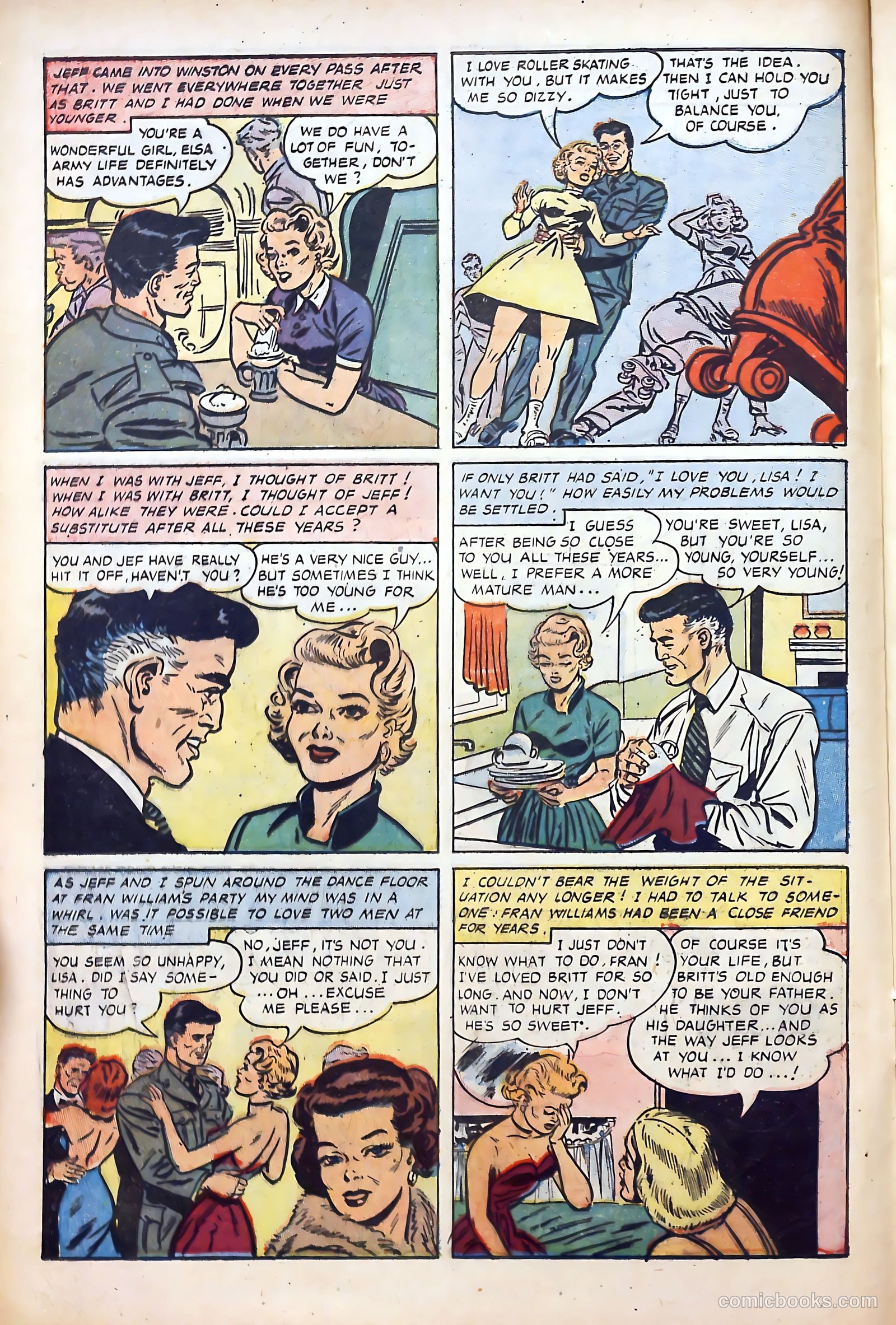 Great Lover Romances #17 (1954) — page 14 of 36