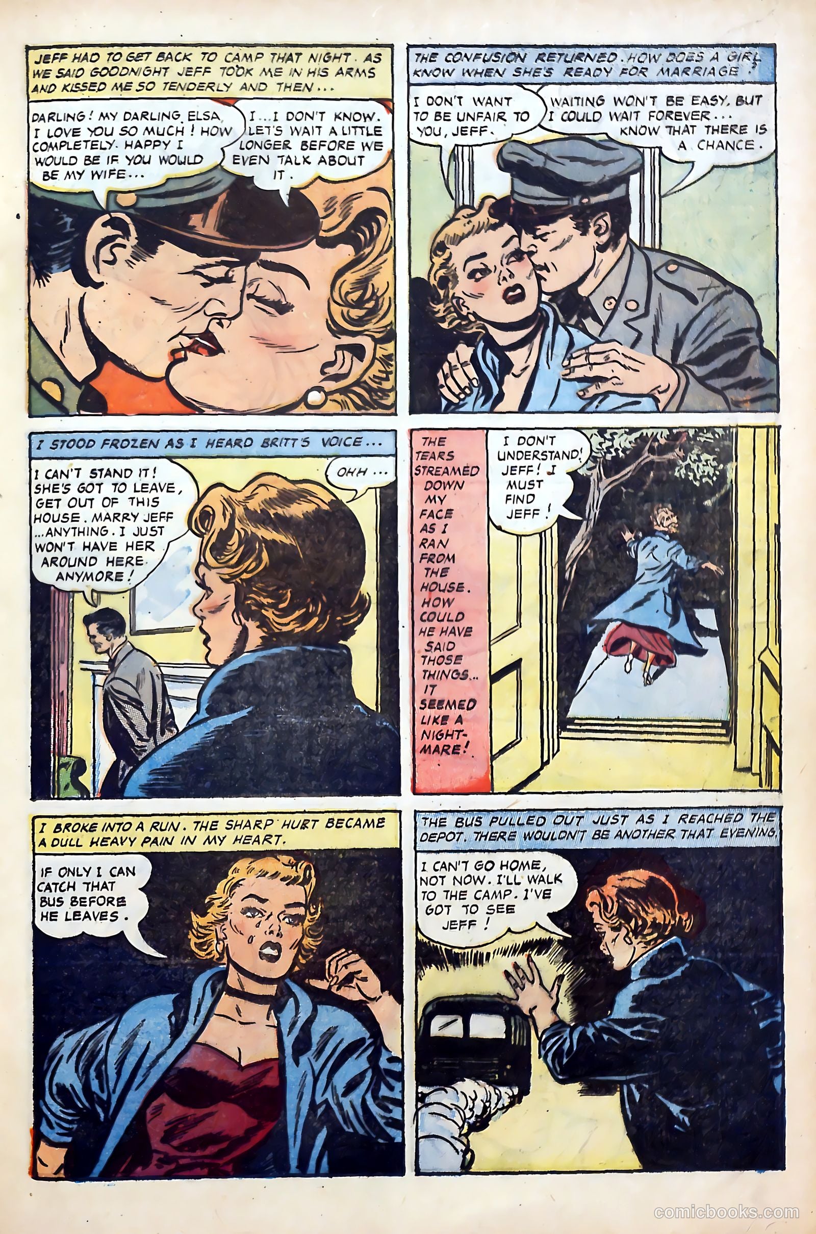Great Lover Romances #17 (1954) — page 15 of 36