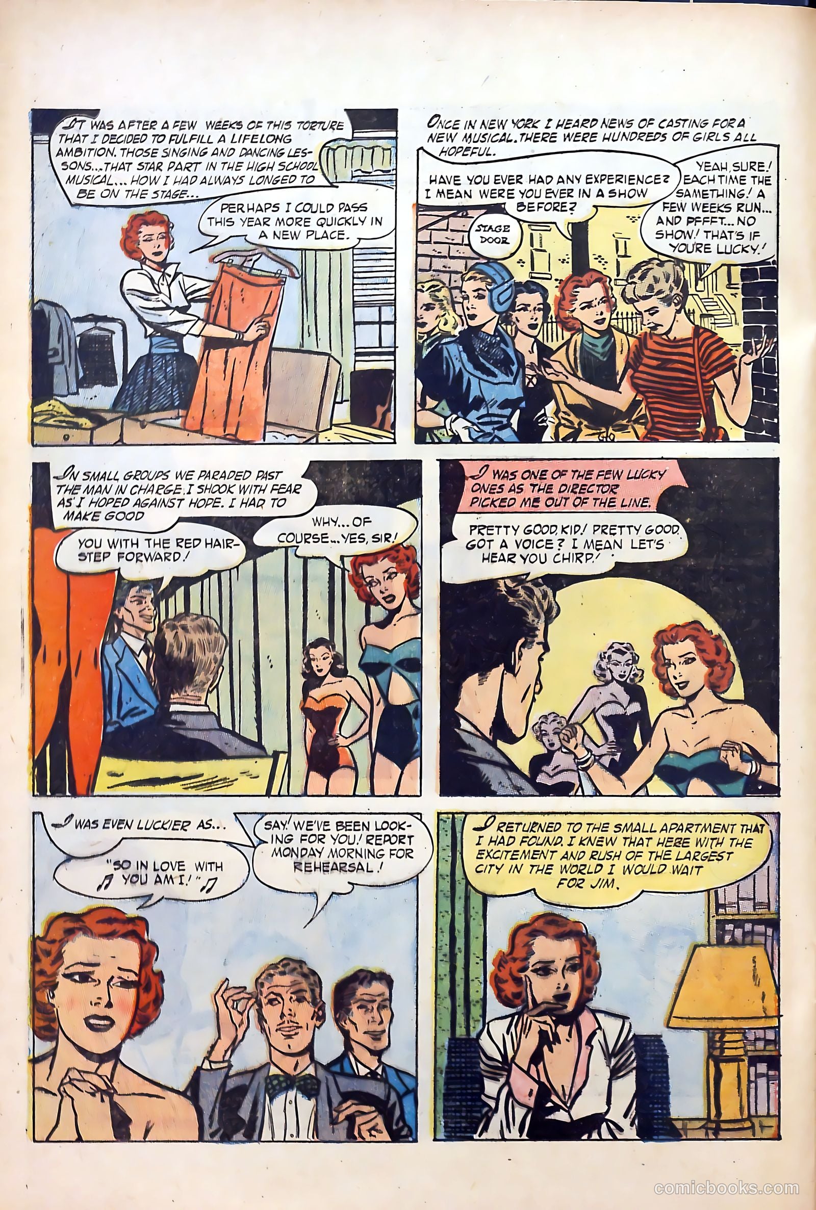 Great Lover Romances #17 (1954) — page 22 of 36