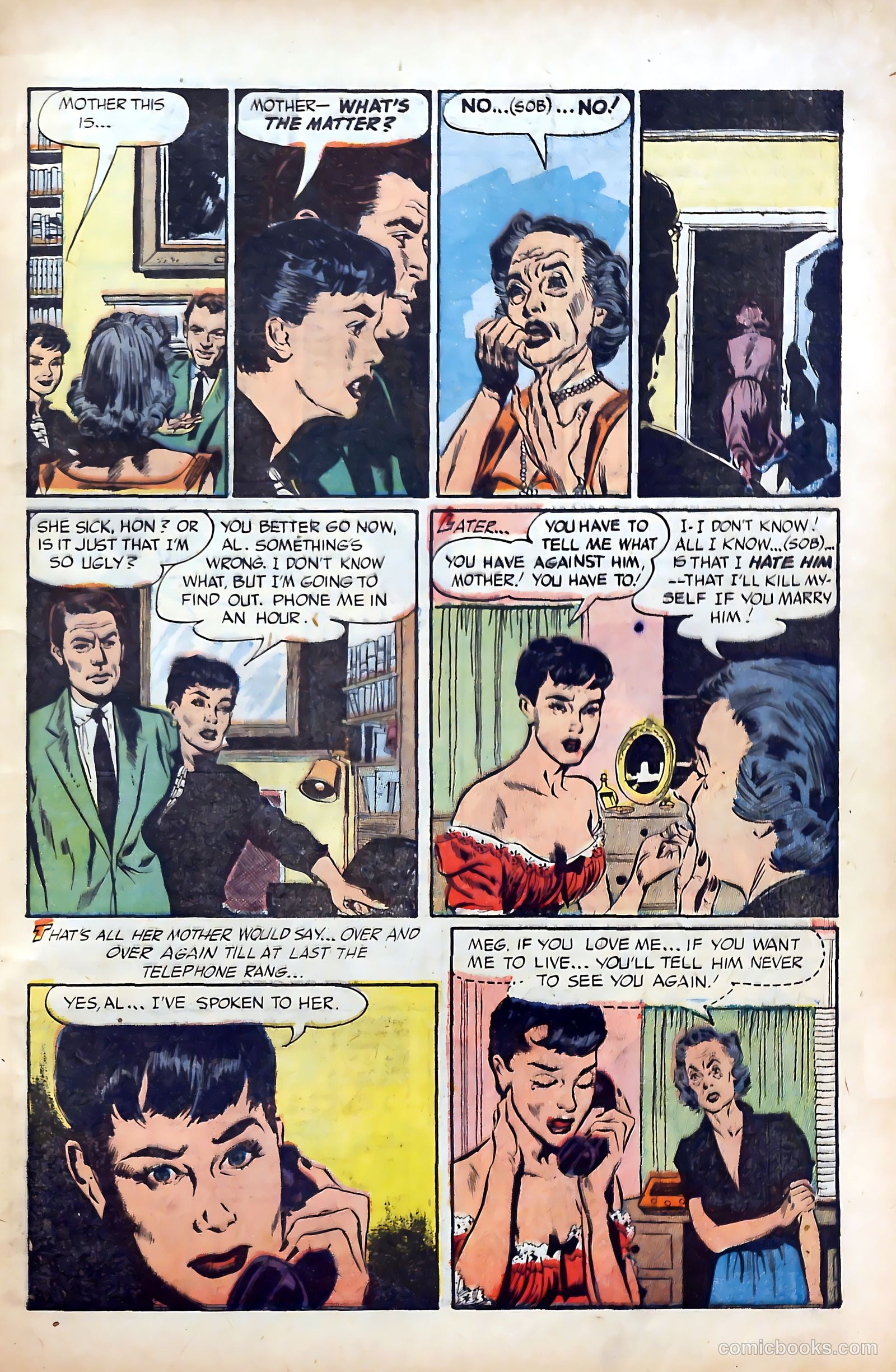 Great Lover Romances #18 (1954) — page 7 of 36