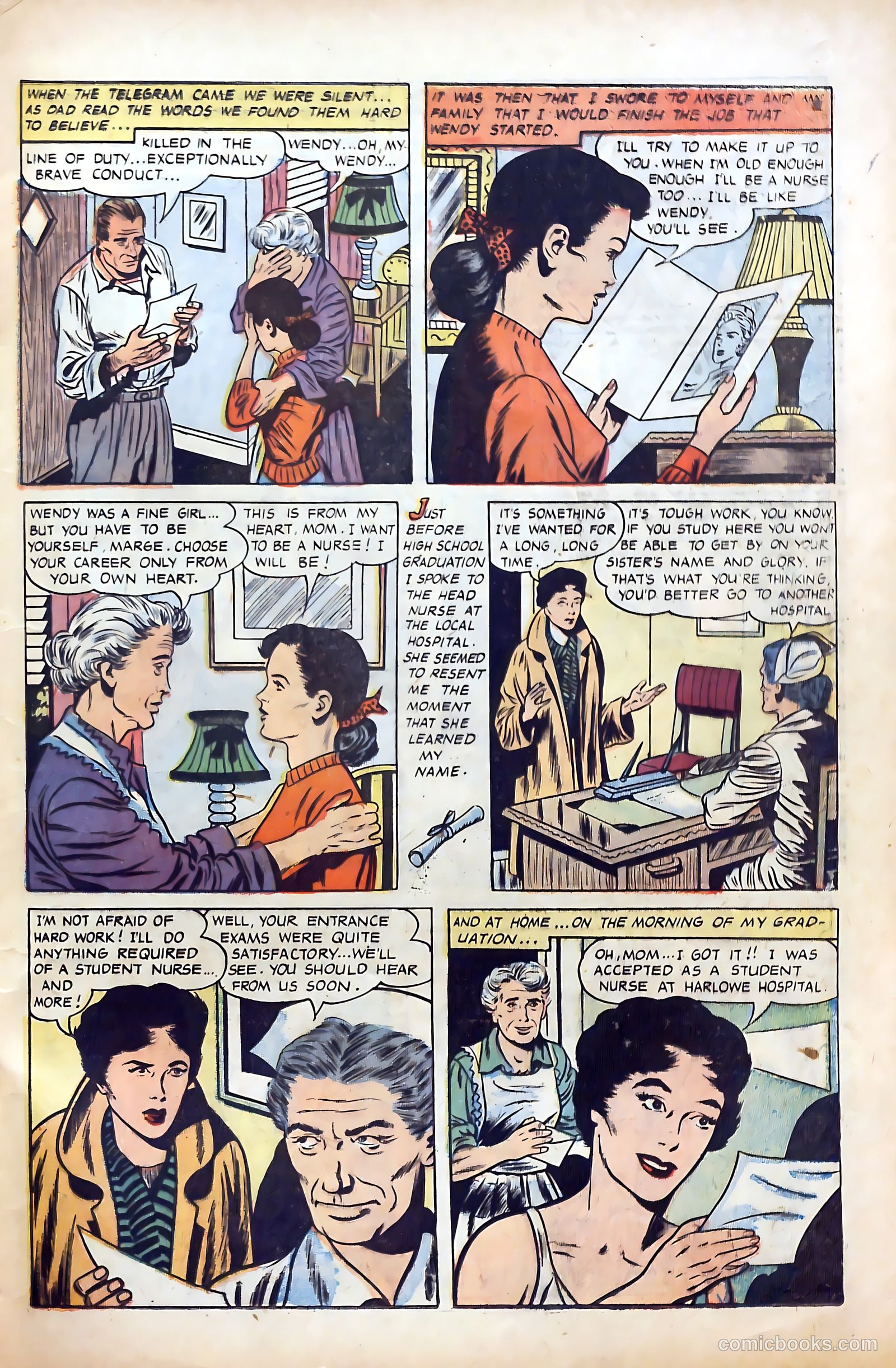Great Lover Romances #18 (1954) — page 15 of 36