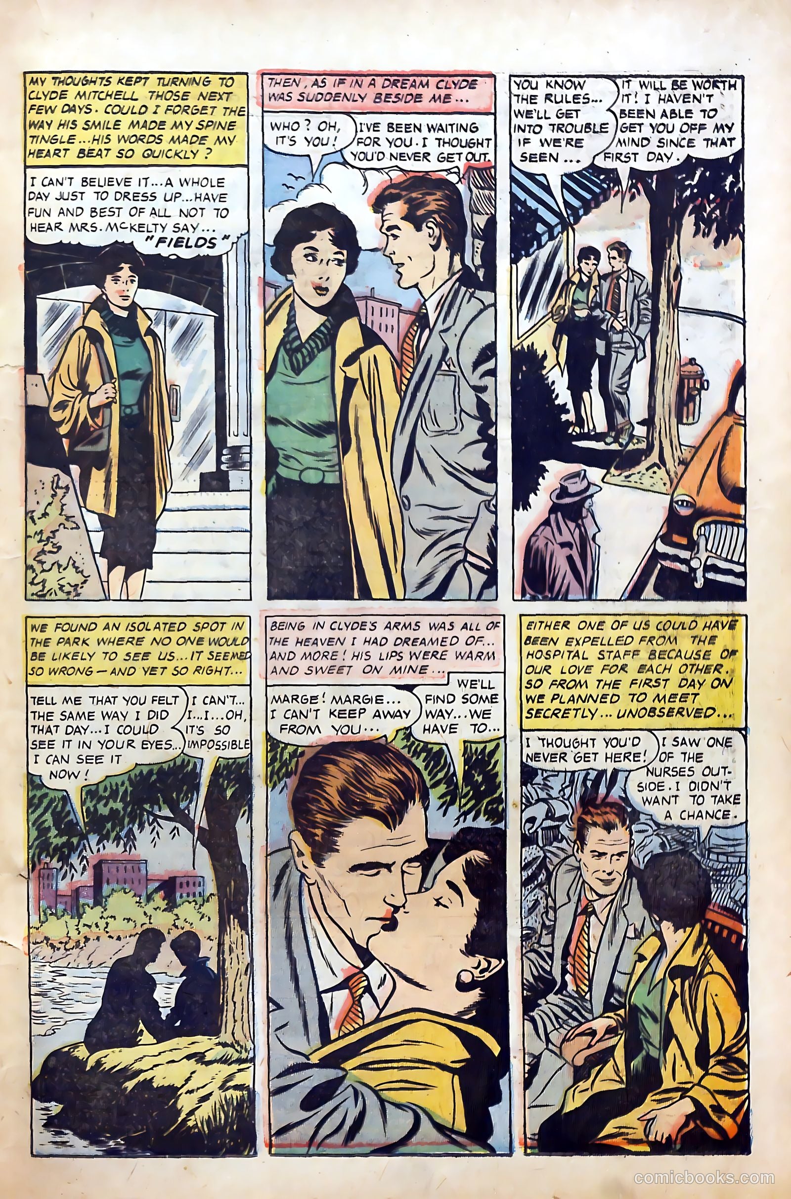 Great Lover Romances #18 (1954) — page 17 of 36