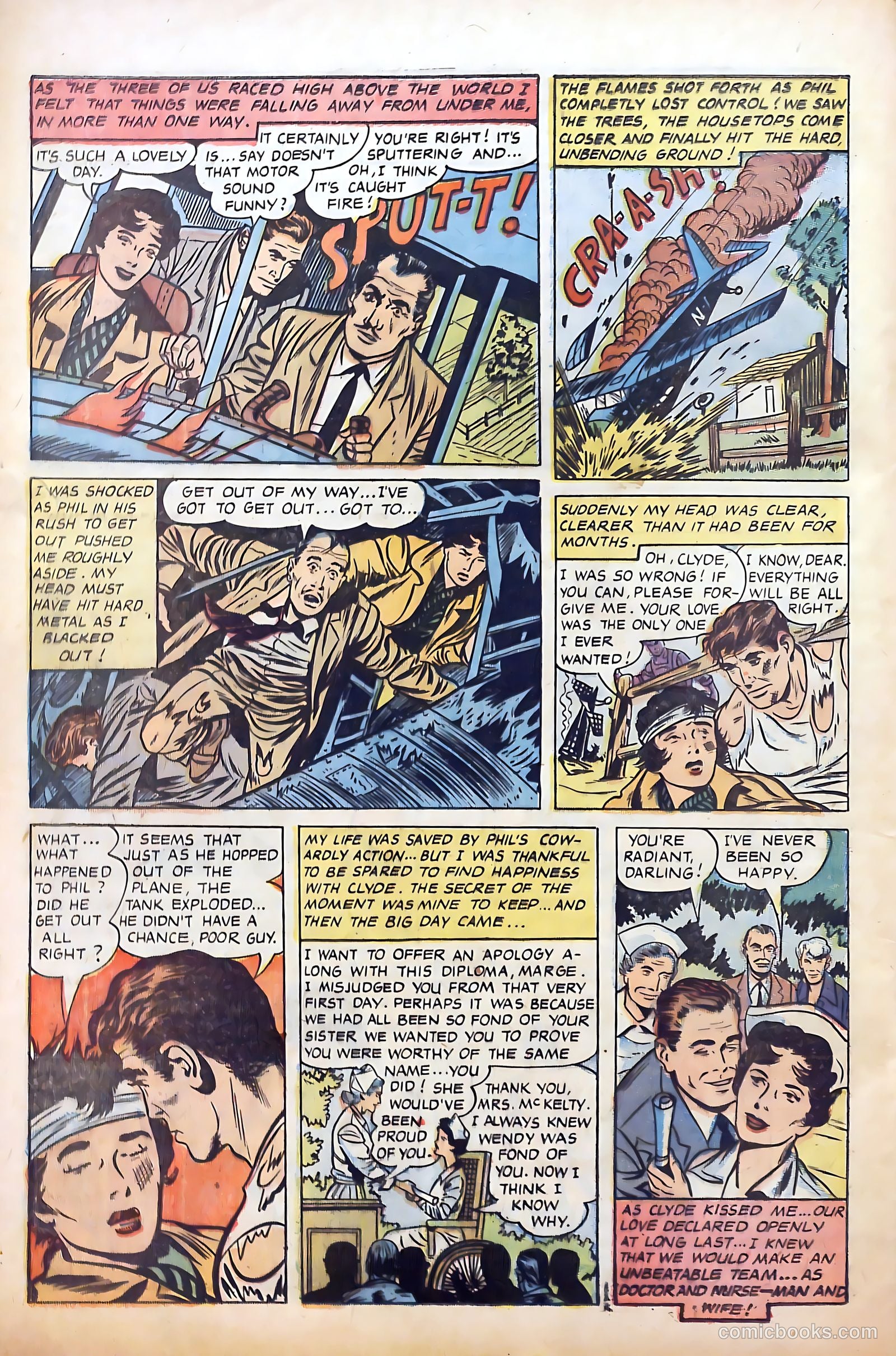 Great Lover Romances #18 (1954) — page 22 of 36