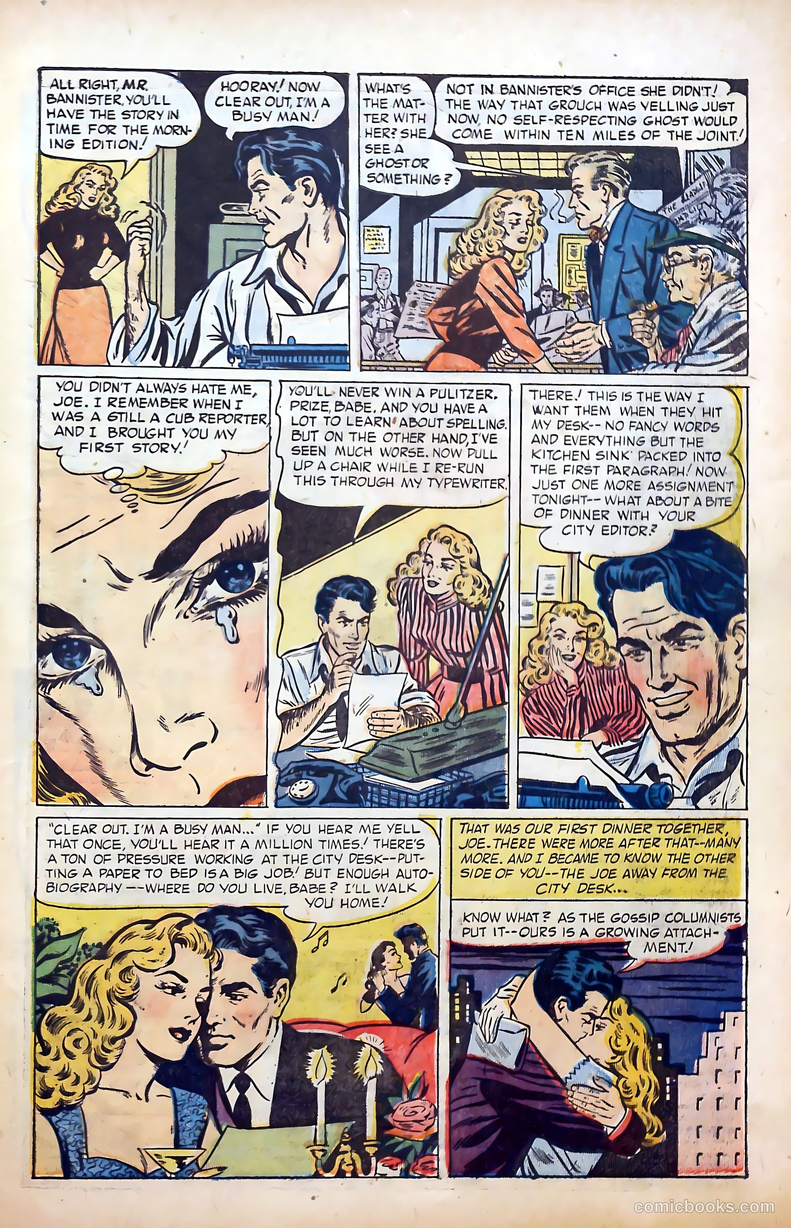Great Lover Romances #18 (1954) — page 27 of 36