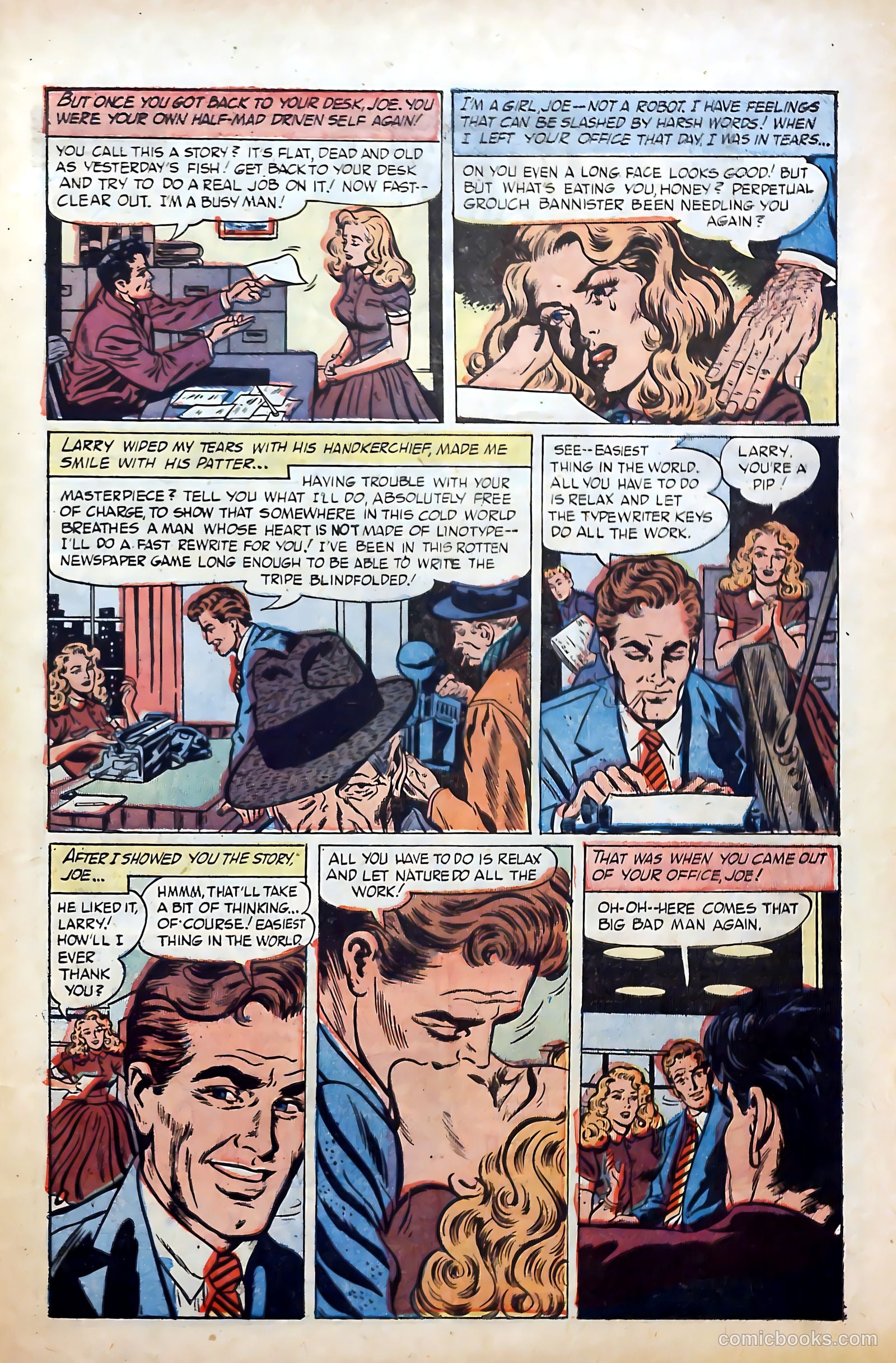 Great Lover Romances #18 (1954) — page 29 of 36